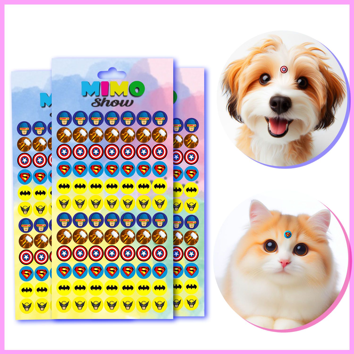 Pircing Sticker Adesivos Piercing Sticker Pet em Cartelas - Estilo Divertido para Seu ...