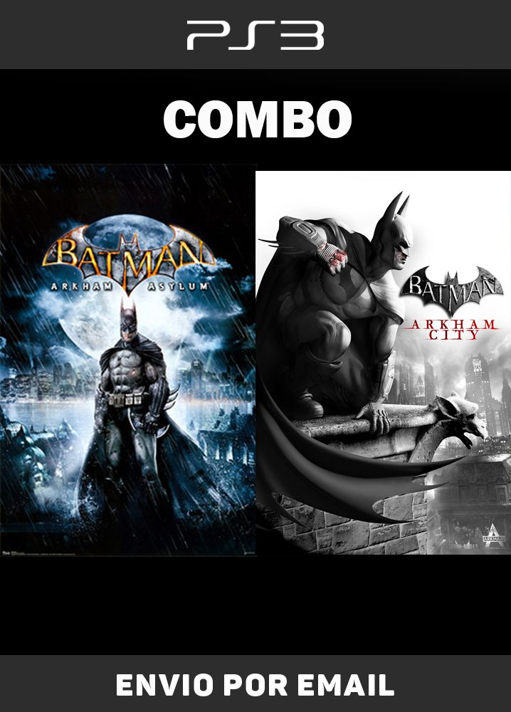 Batman Arkham Asylum + Arkham City - PS3 Mídia Digital - Sir Games - Jogos  Digitais para PS3, PS4, PS5 e Nintendo Switch