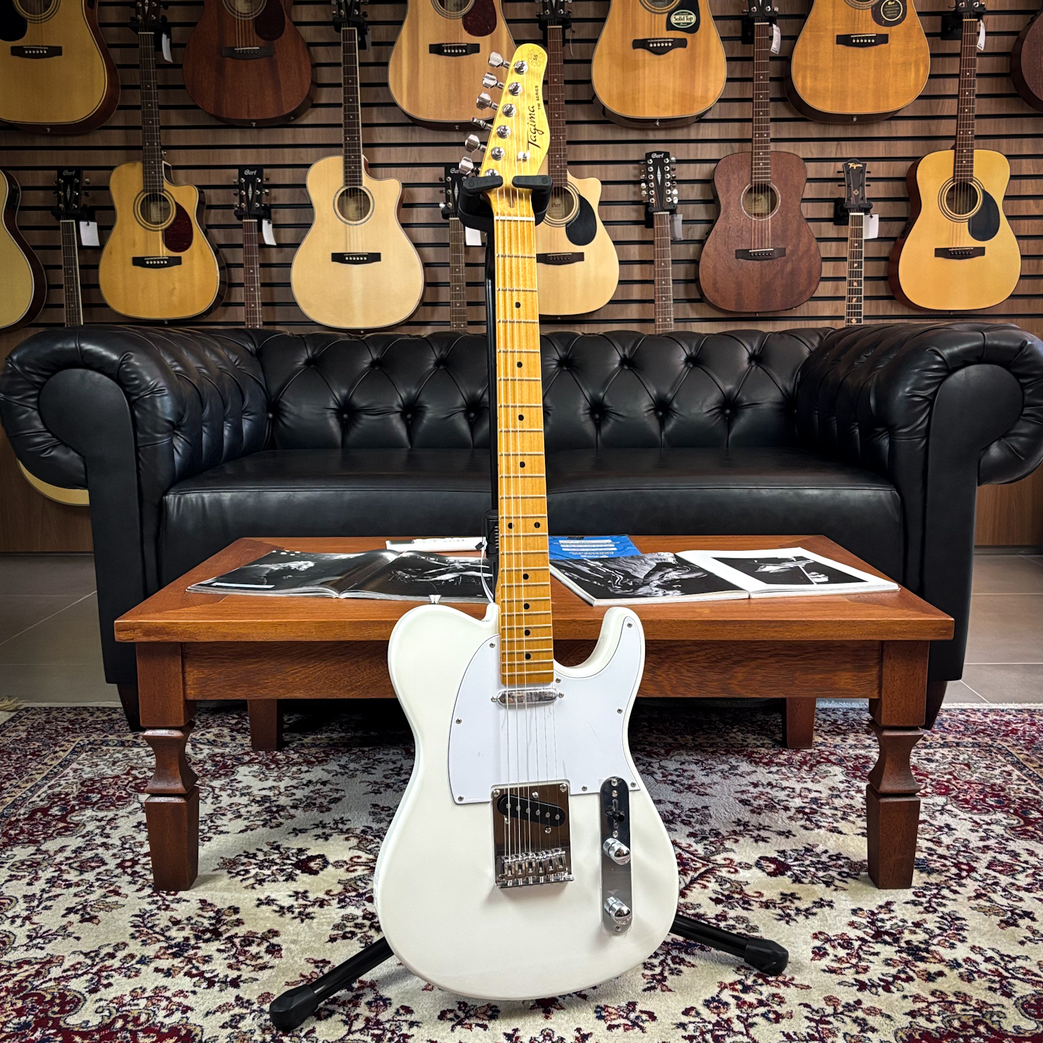 Guitarra Tagima TW-55 Tele Pearl White - Guitar Shop CE | Loja de