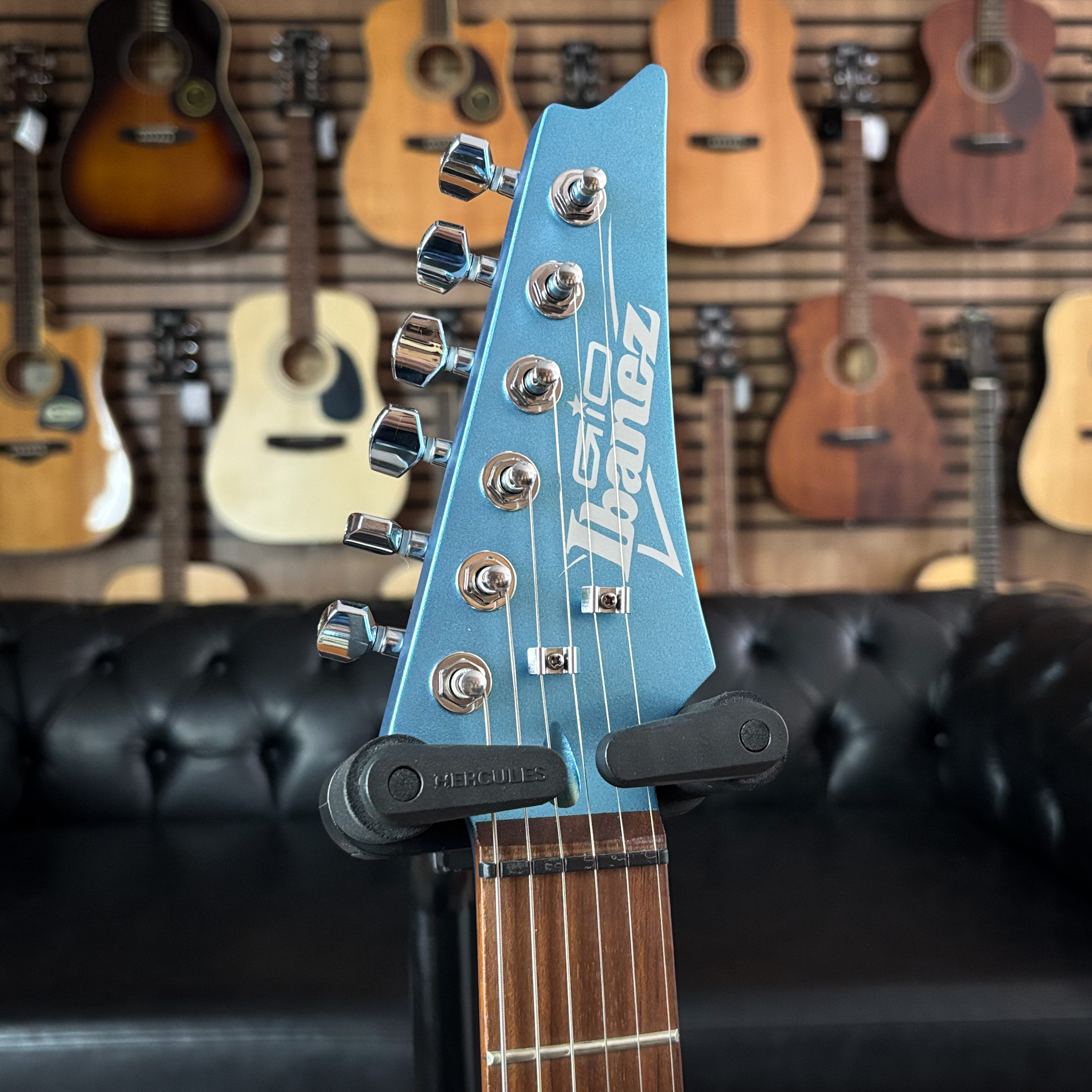 Guitarra Ibanez Gio GRX120SP MLM Metallic Light Blue Matte