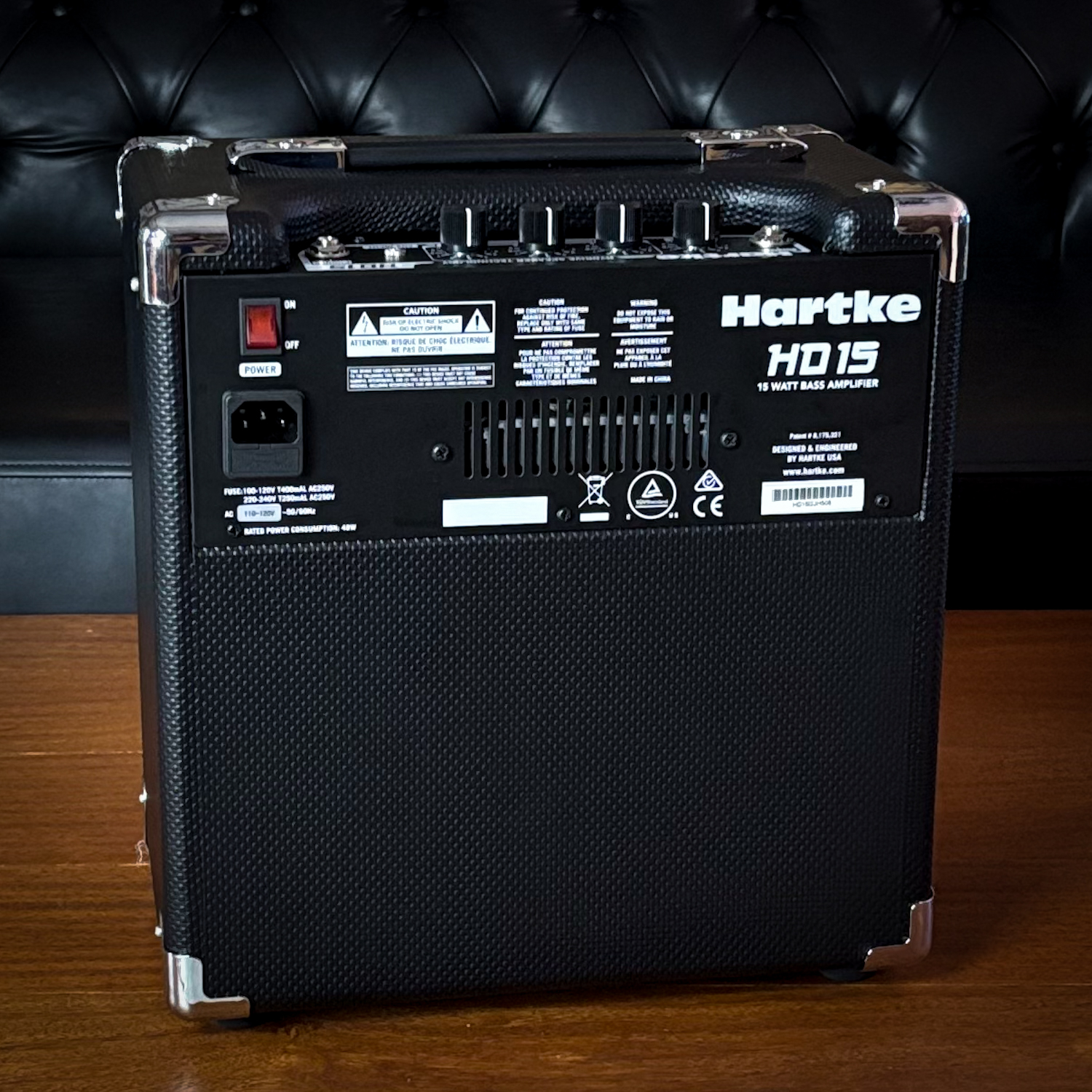 Amplificador Hartke HD15 - Combo para Baixo 15W 1x6,5