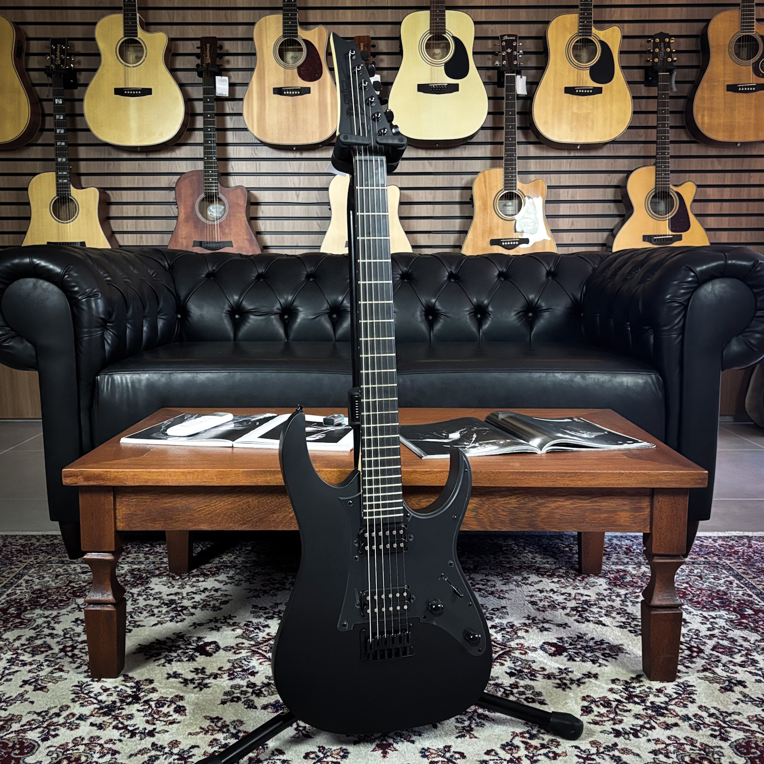 Guitarra Ibanez Gio GRGR131EX-BKF Black Flat - Guitar Shop CE