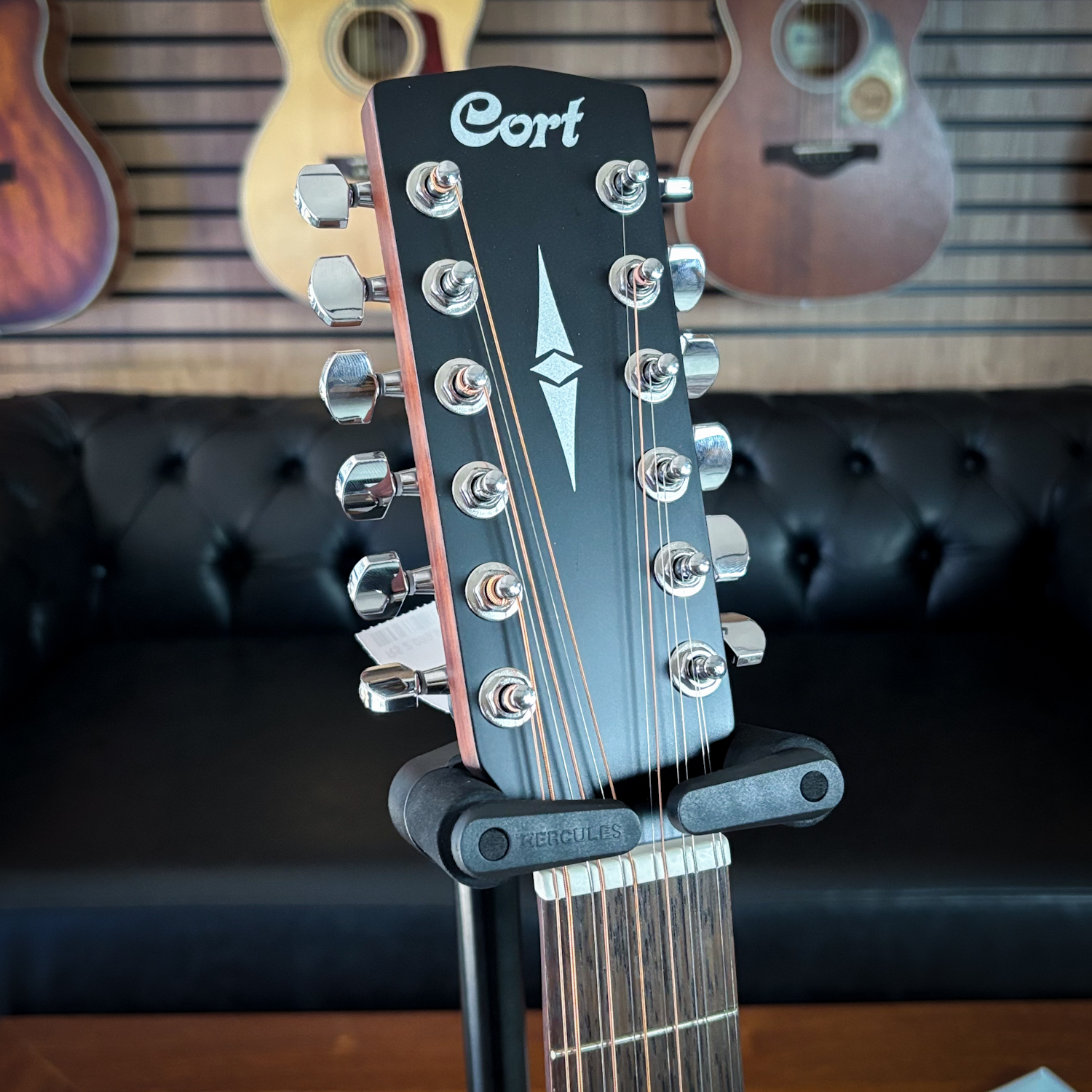 Violão 12 Cordas Cort AD810-12E OP Spruce Open Pore Folk - Guitar