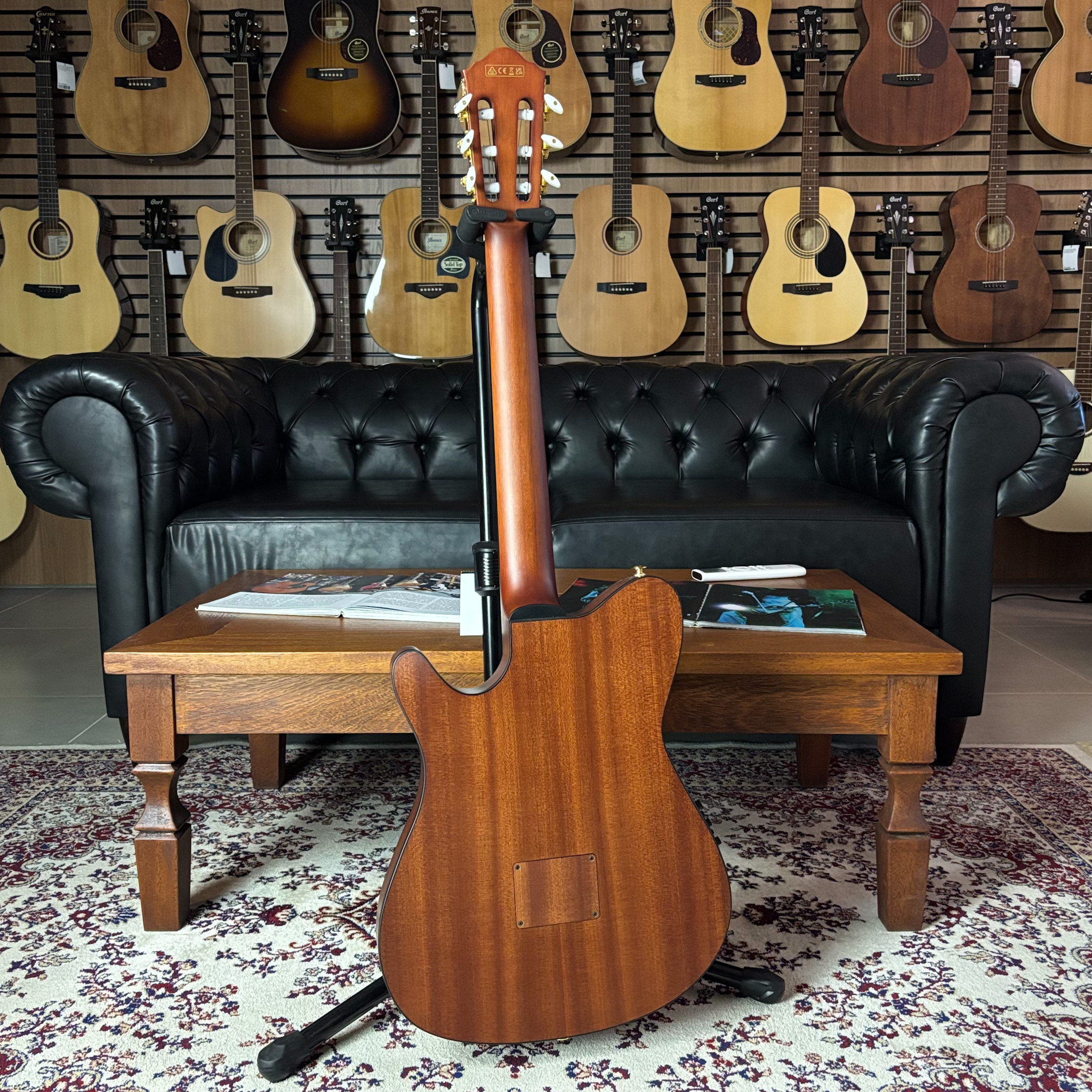 Violão Ibanez FRH10N-IBF Nylon Indigo Blue Metallic Flat - FRH