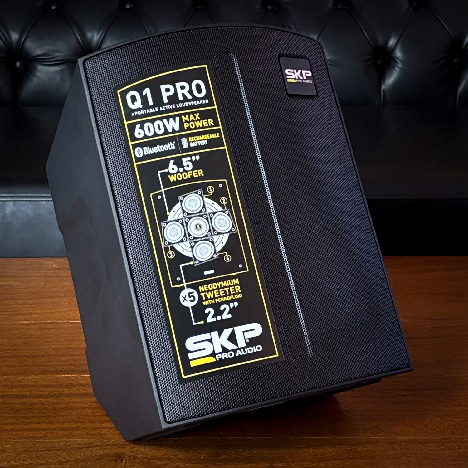 Caixa Ativa Portátil SKP Q1 PRO 6,5