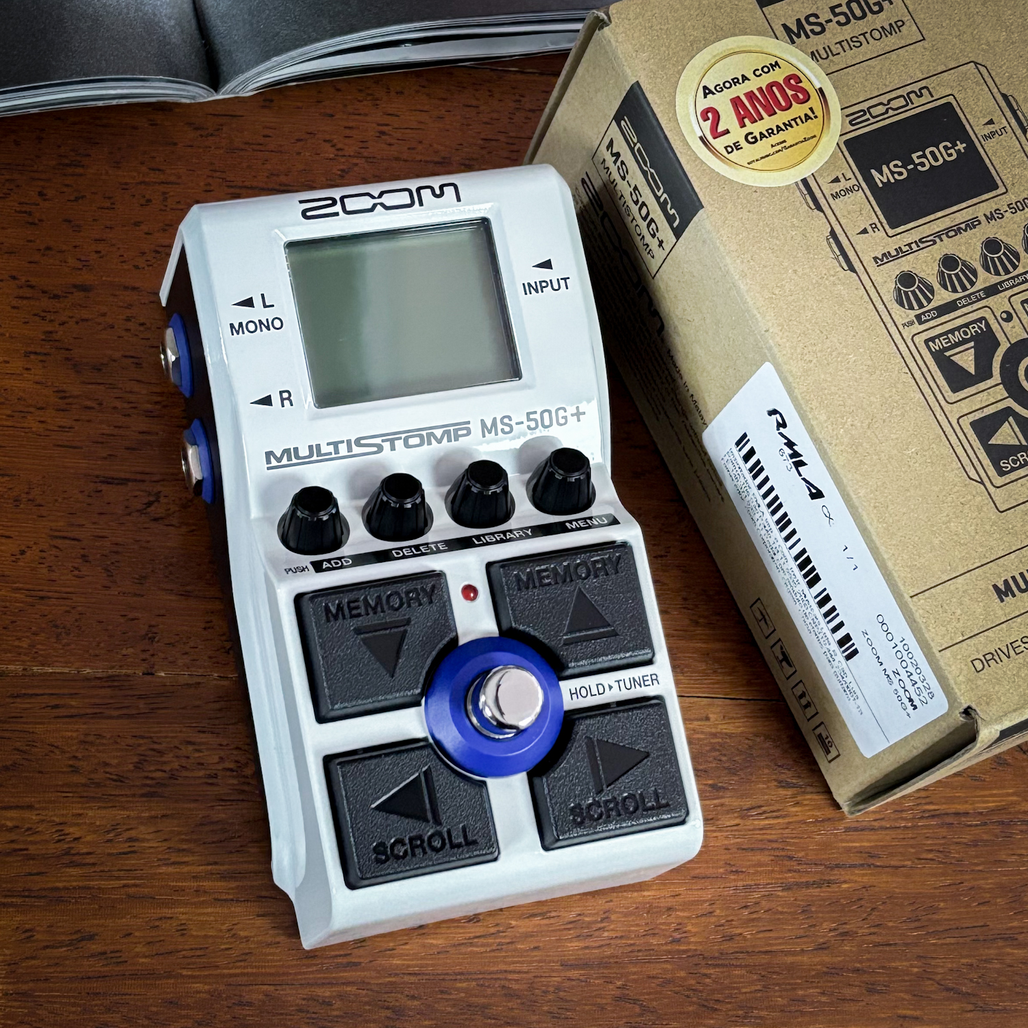 ギター ZOOM / MS-50G MultiStomp Guitar Pedal Pedal Zoom MultiStomp MS-50G+ Multi-efeitos para Guitarra