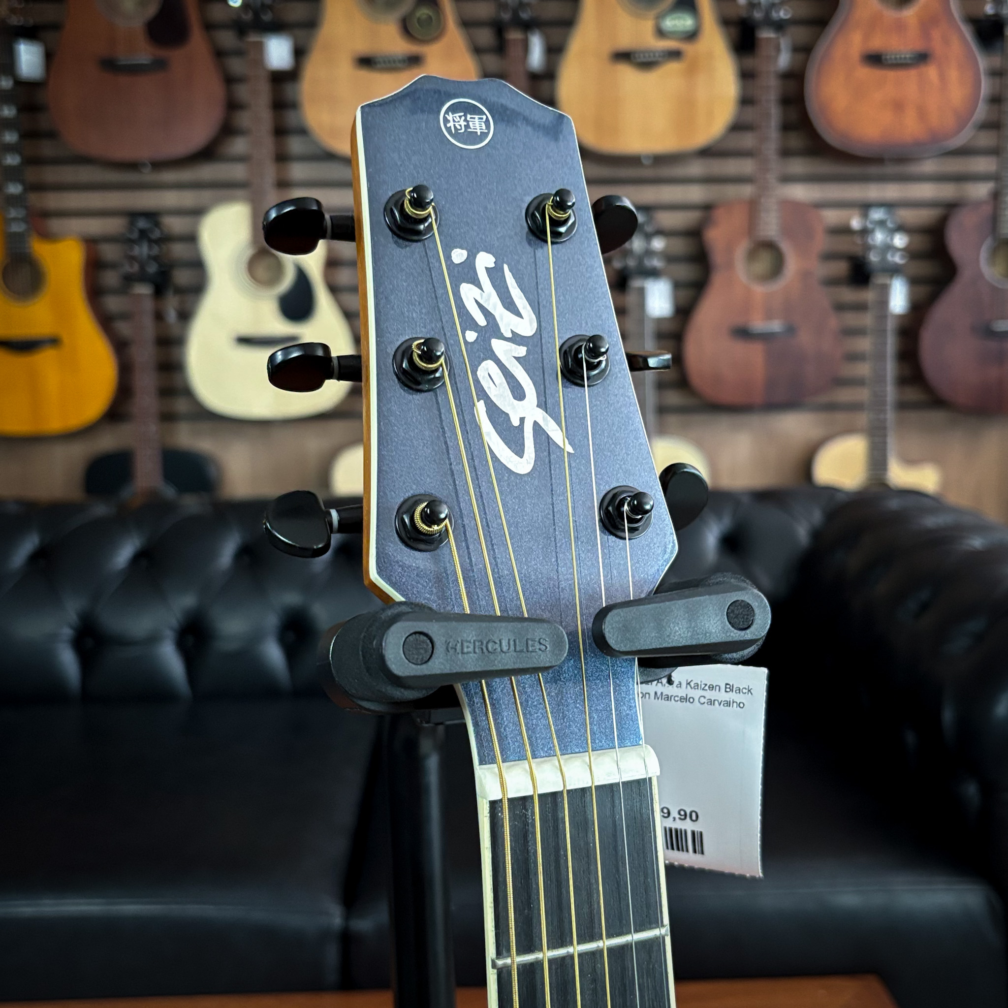Violão Seizi Akira Kaizen Black Chameleon c/ Bag - Marcelo