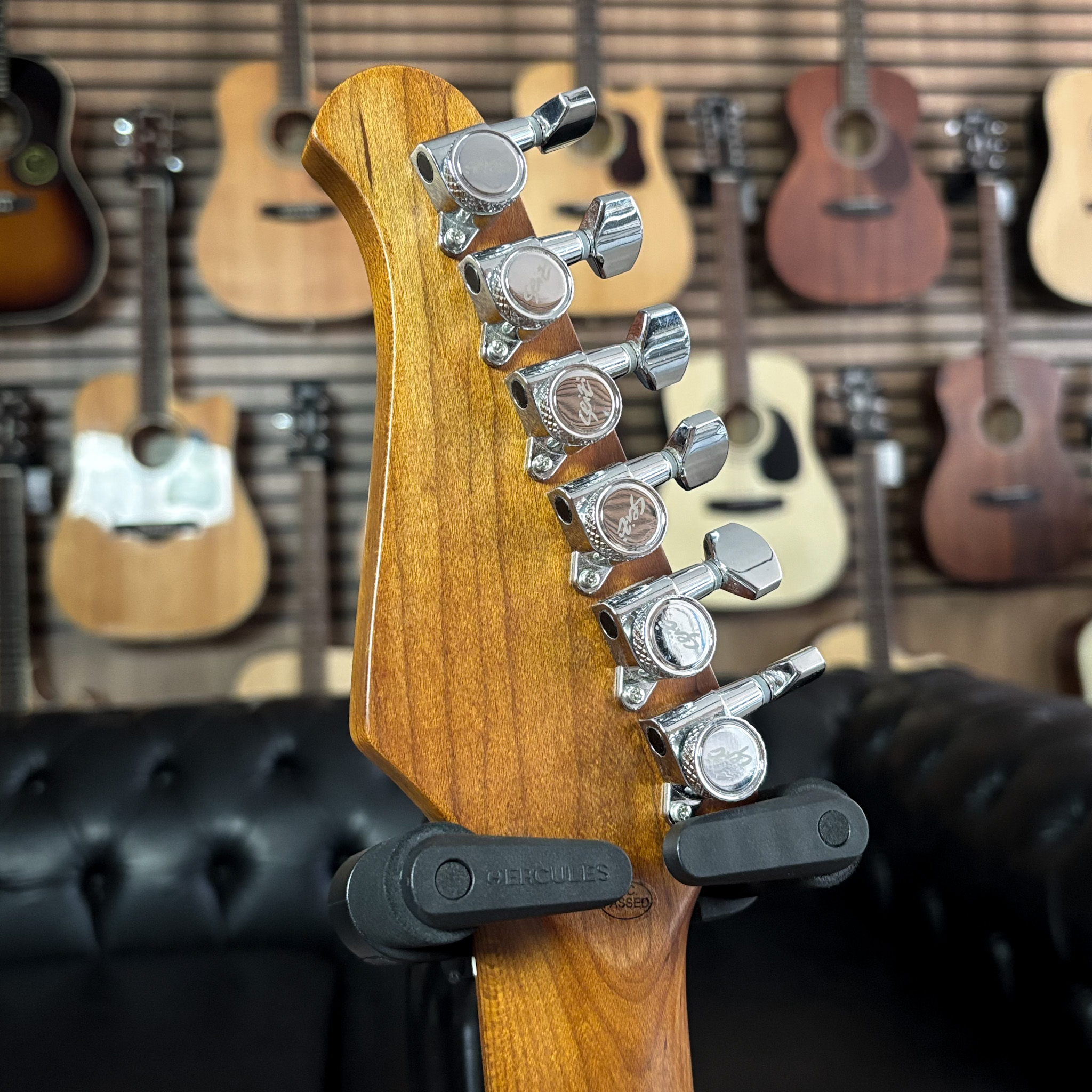 Guitarra Seizi Vintage Budokan Custom Colors Silver Phanton c/ Bag