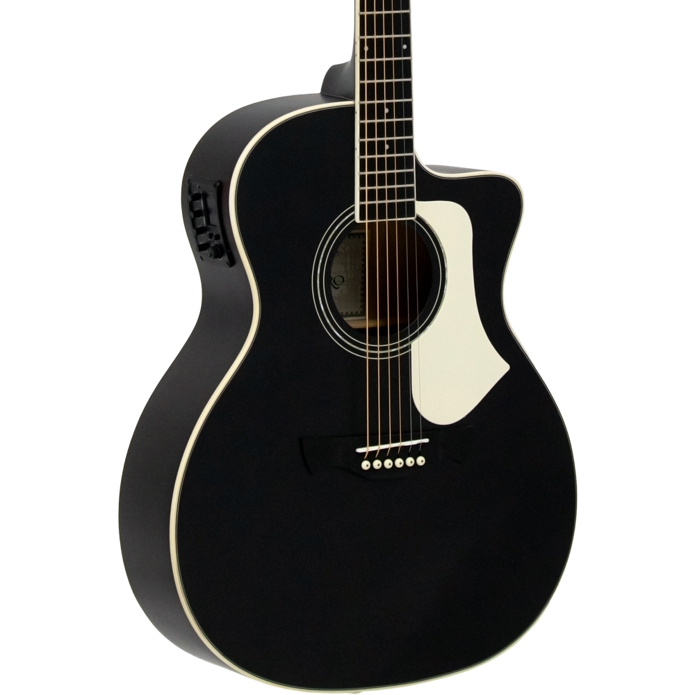 Violão Tagima Rio Negro Black Satin - Grand Auditorium Cutaway - Guitar ...