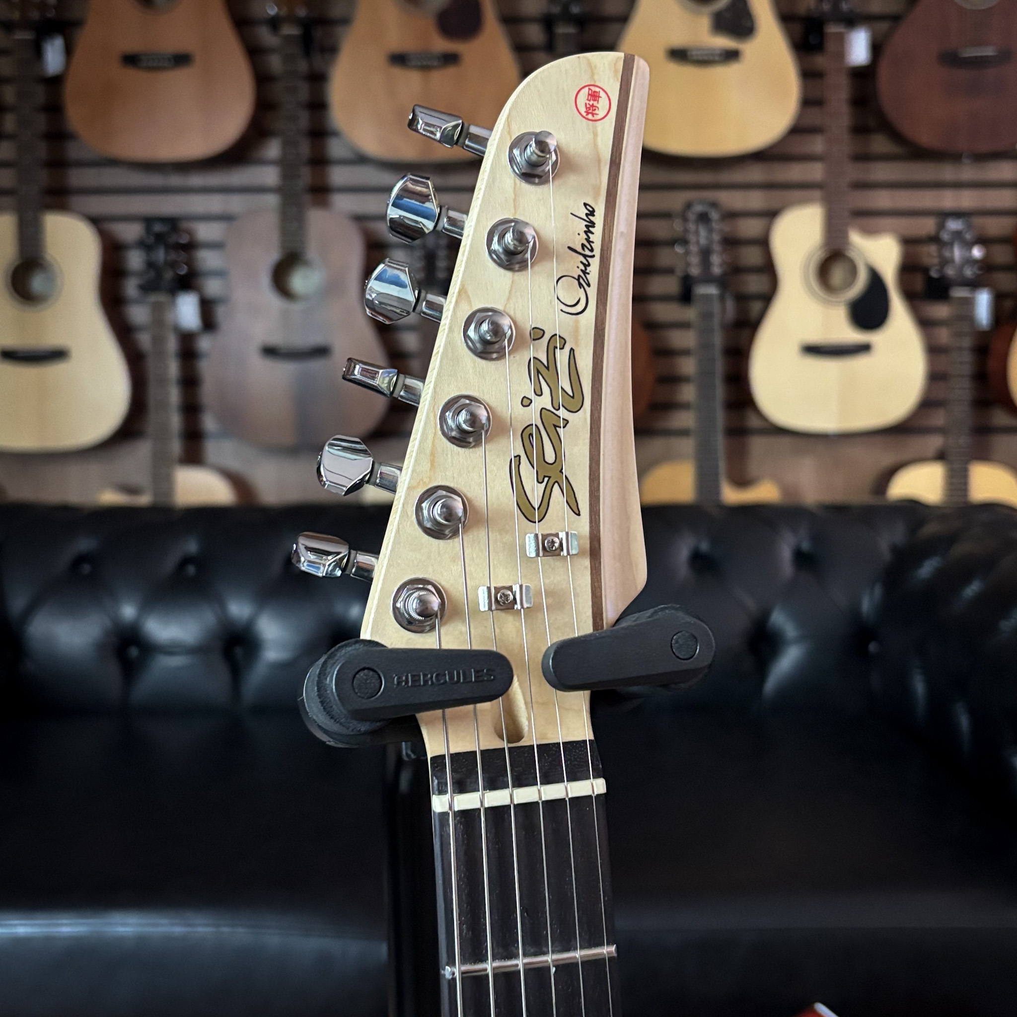 Guitarra Seizi Katana Ozielzinho MK3 Rosewood Desert Flame c/ Bag