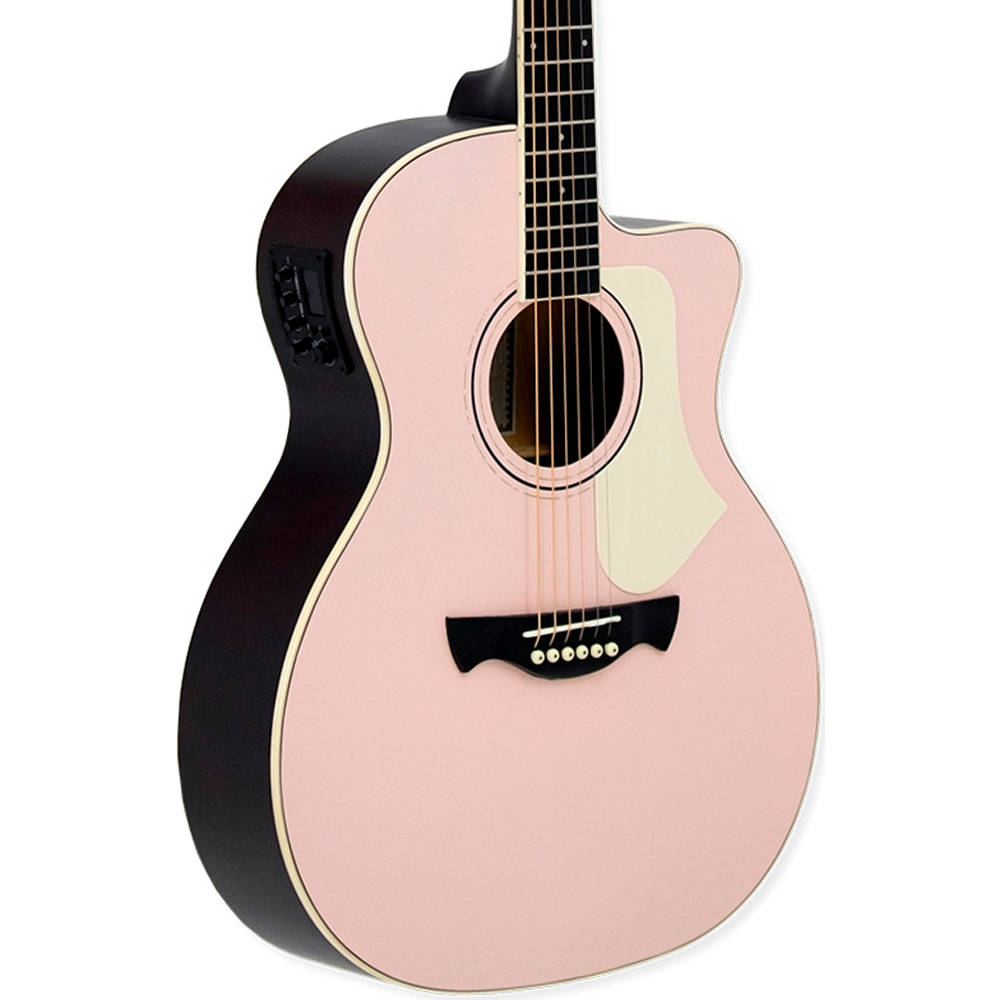 Violão Tagima Rio Negro Shell Pink Satin - Grand Auditorium Cutaway ...