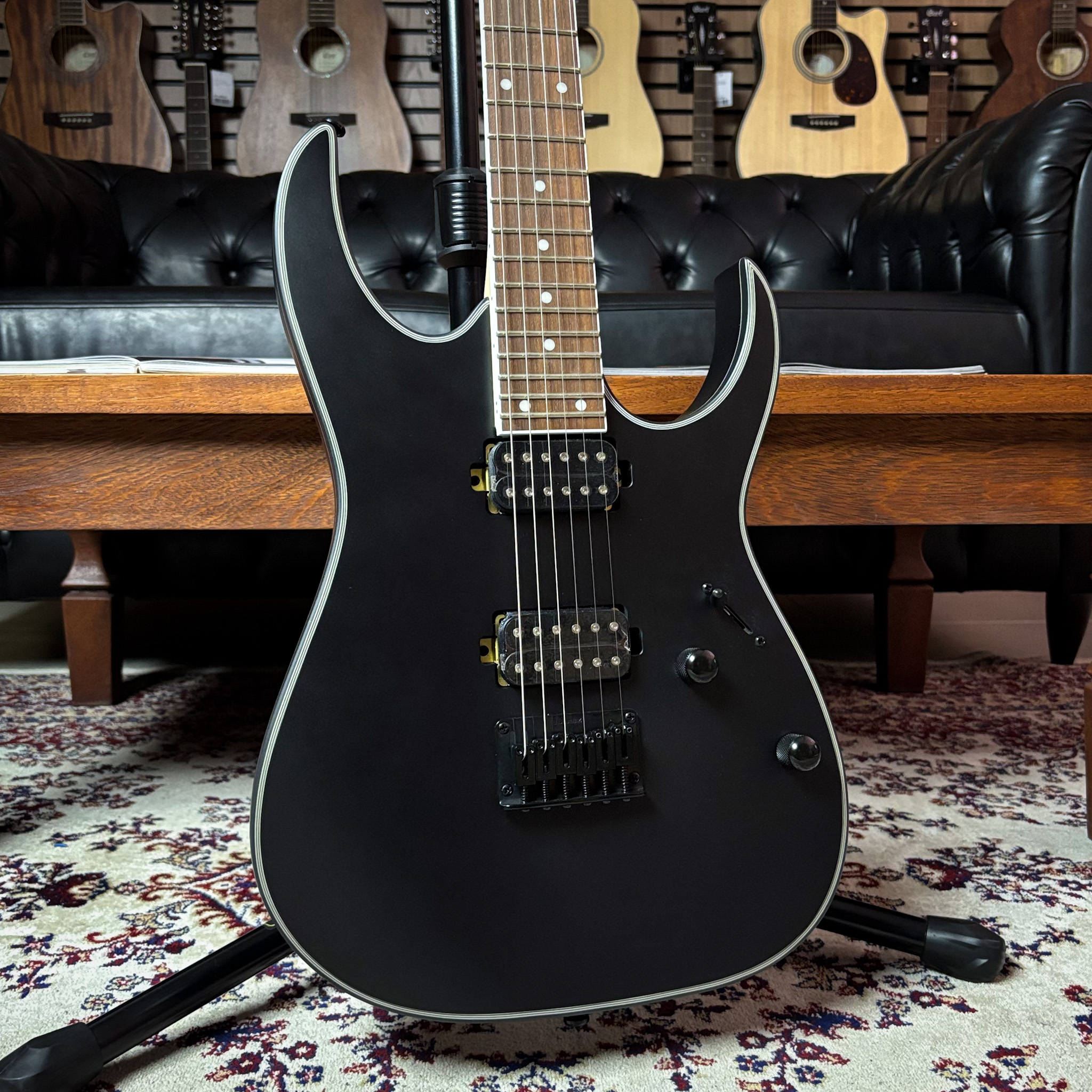 Guitarra Ibanez RG421EX BKF Black Flat - Guitar Shop CE | Loja de