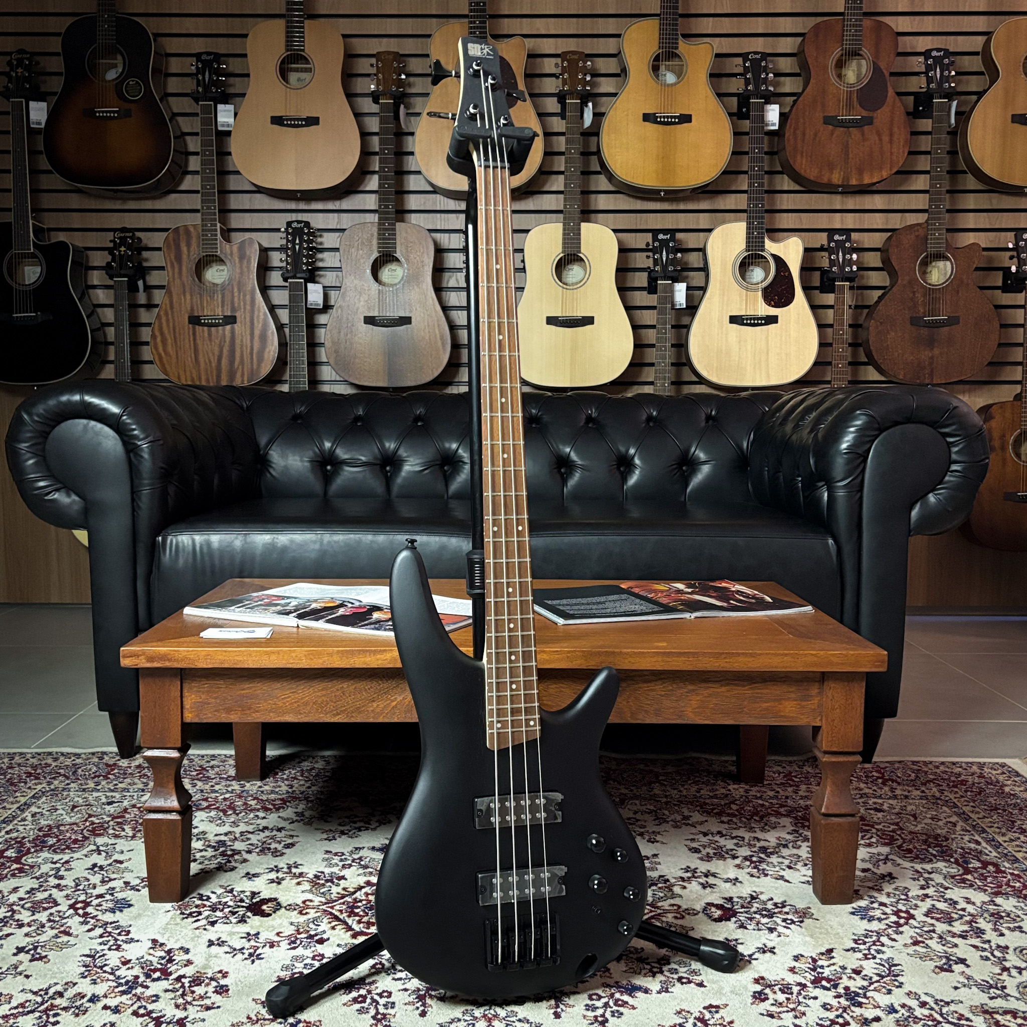 Baixo 4 Cordas Ibanez SR300EB WK Weathered Black - SR Series
