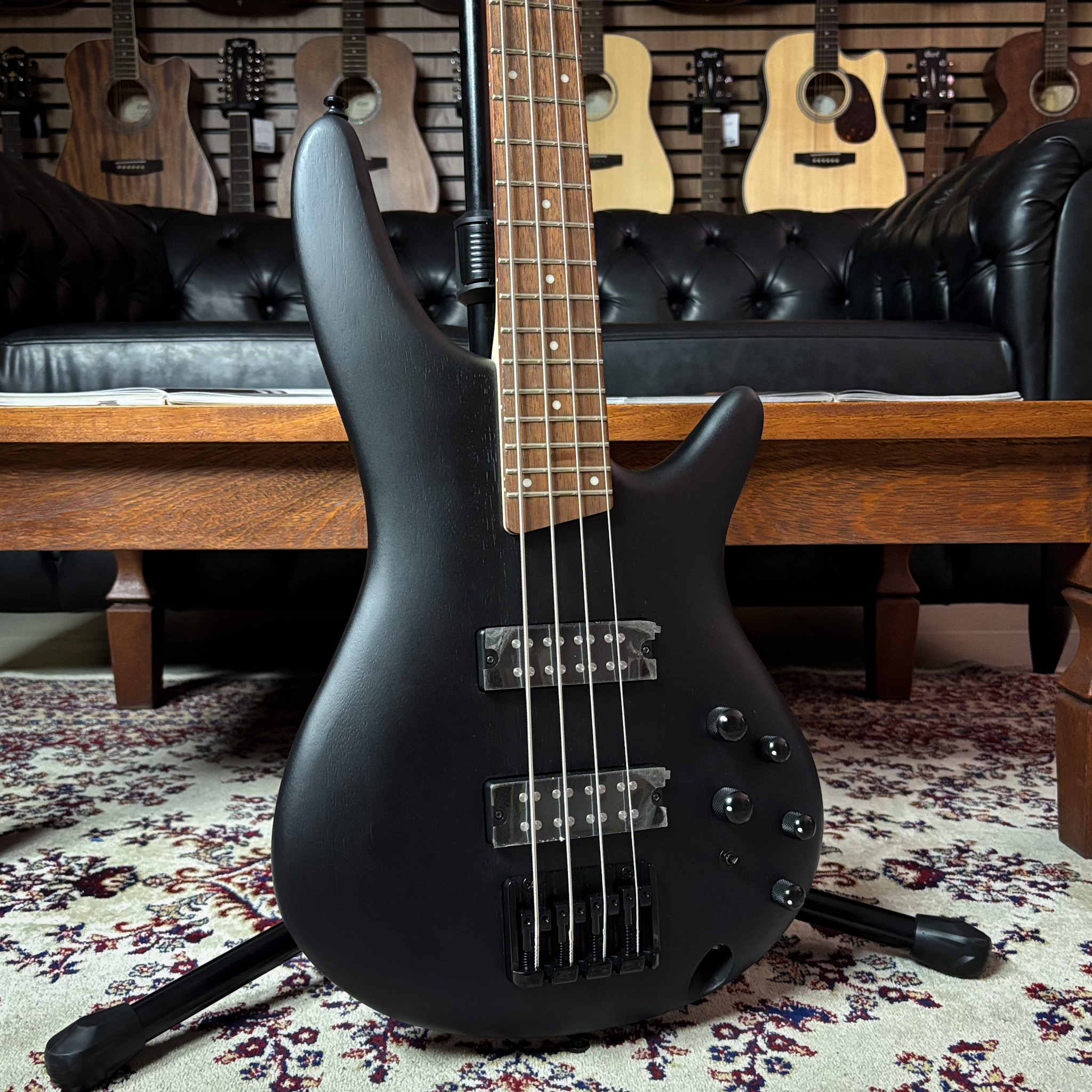 Baixo 4 Cordas Ibanez SR300EB WK Weathered Black - SR Series