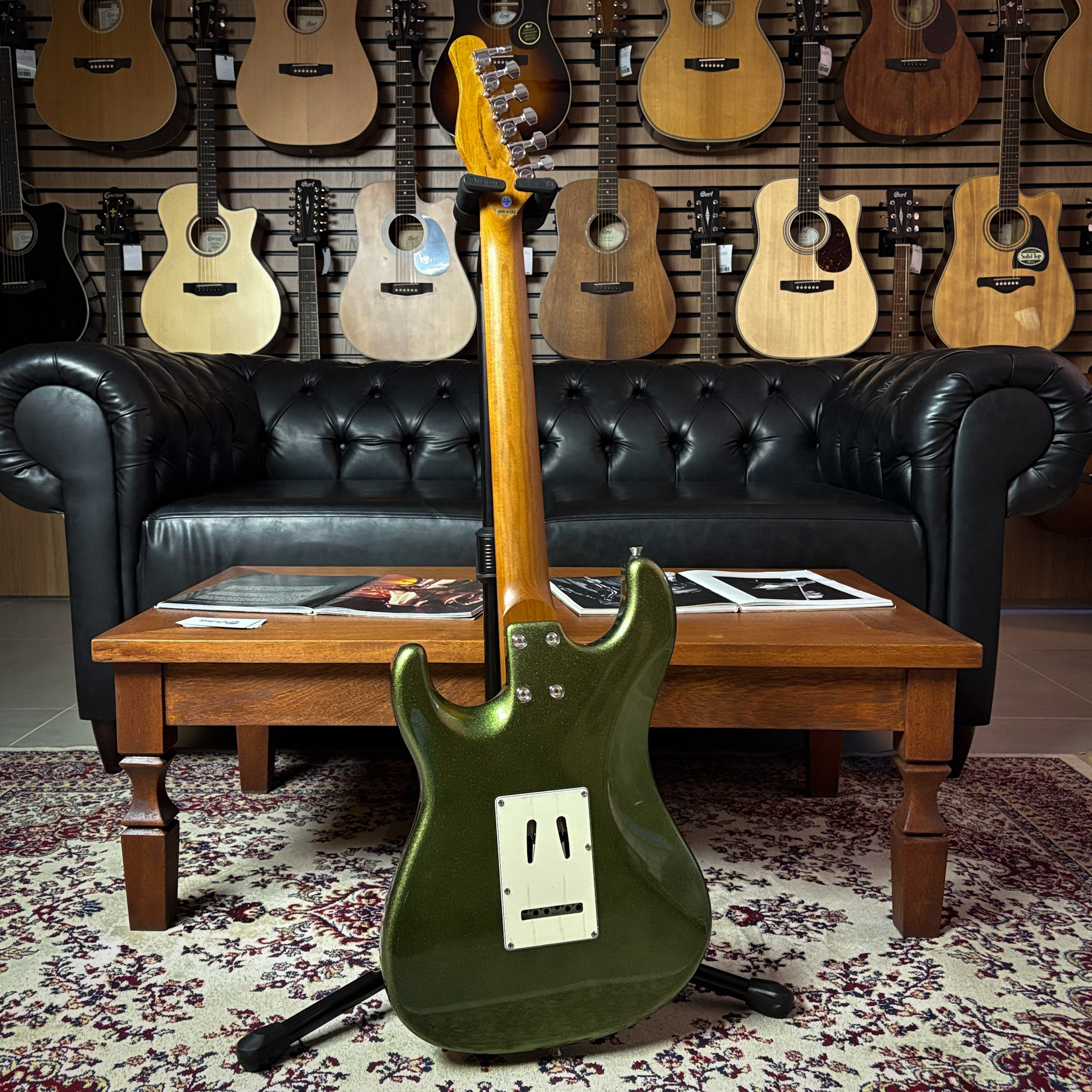 Guitarra Tagima T-620 Super Strato HH Green Sparkle Rosewood AWH