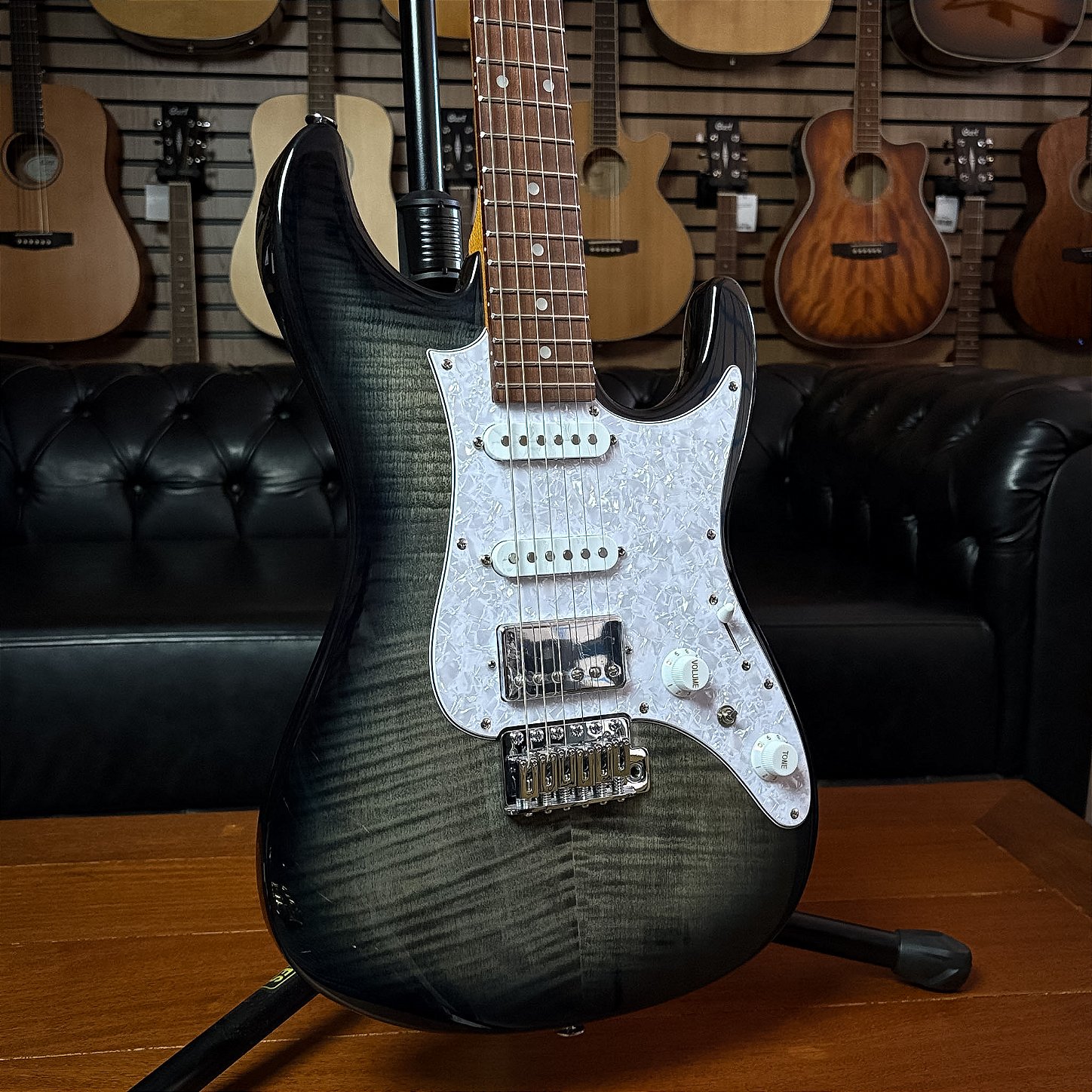 Guitarra Ibanez AZ AZ22S1F TKS Transparent Black Sunburst - Guitar