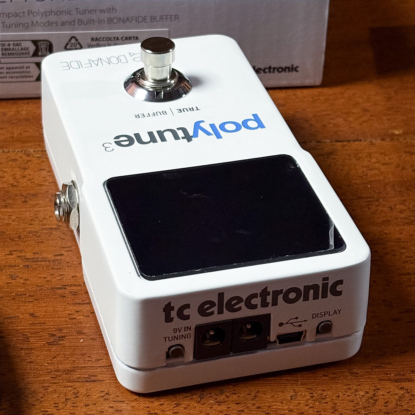 Pedal Afinador Tc Electronic Polytune 3 Bonafide - SEMINOVO