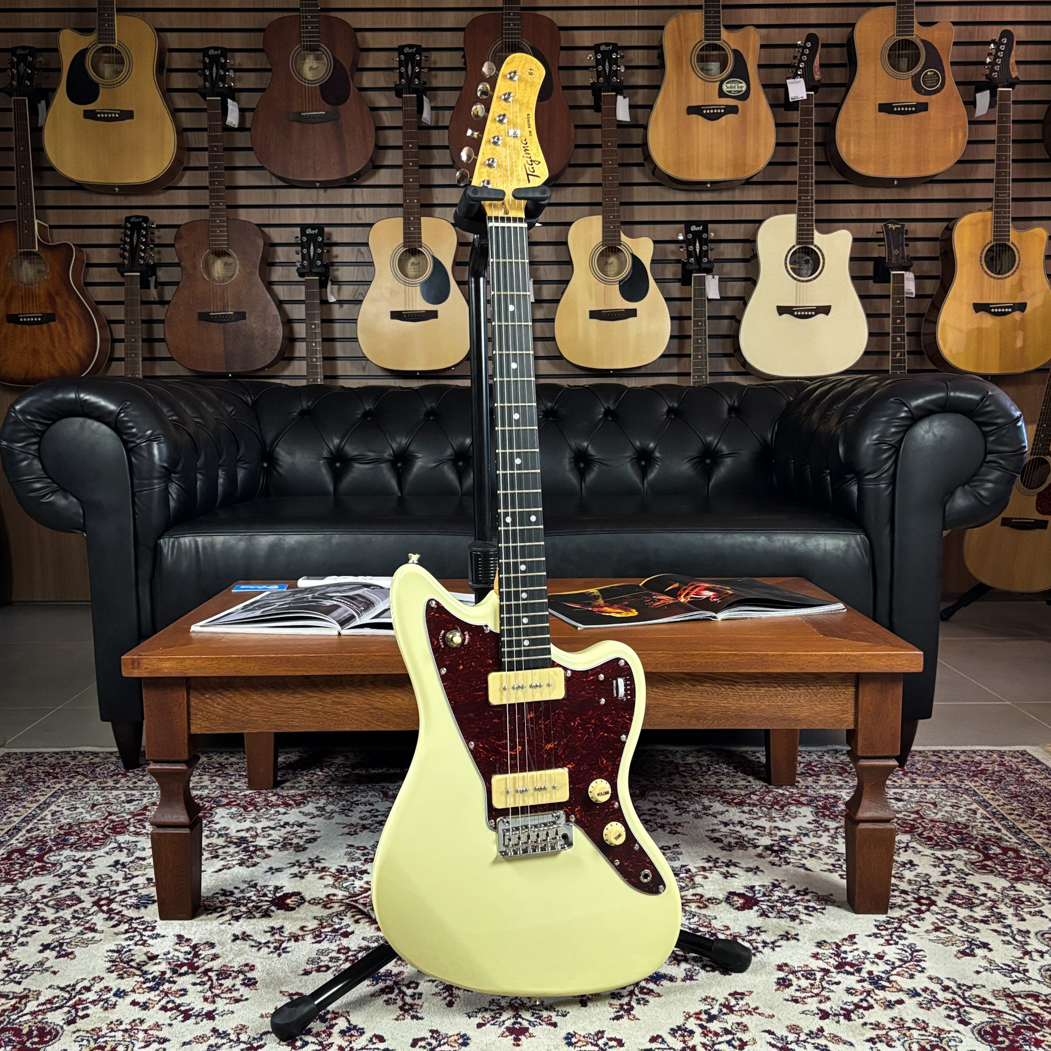 Guitarra Tagima TW-61 Jazzmaster Olympic White DF/TT - Guitar Shop