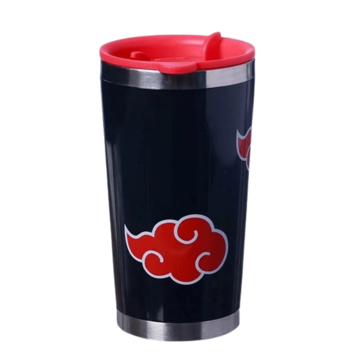 Caneca Akatsuki Com Nomes E Nuvem Vermelha Naruto