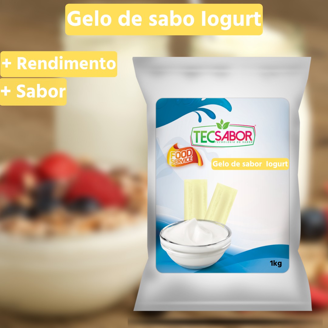 Gelo De Sabor Iogurte Lojatecsabor