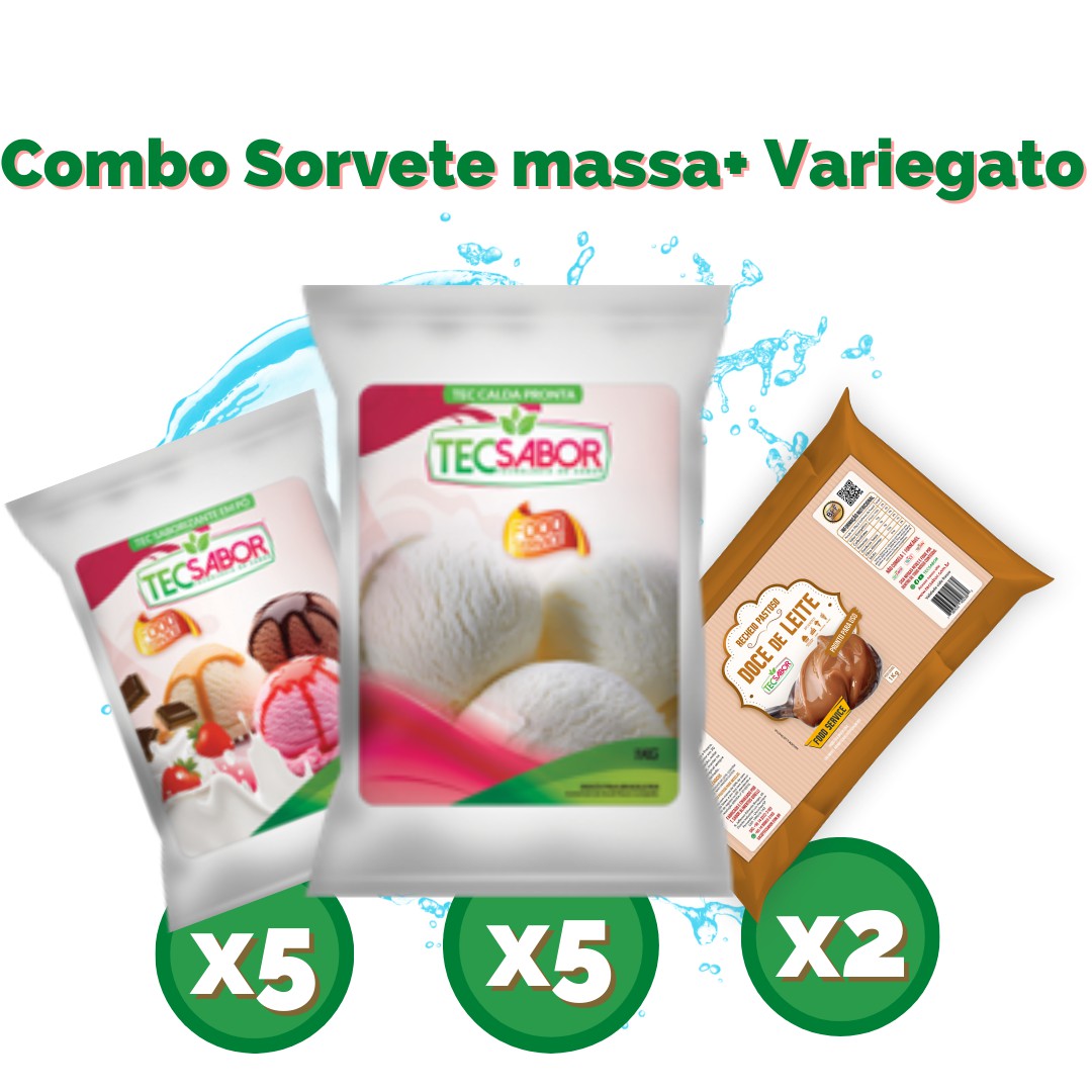 Combo Gelo de Sabor Água de Coco - lojatecsabor