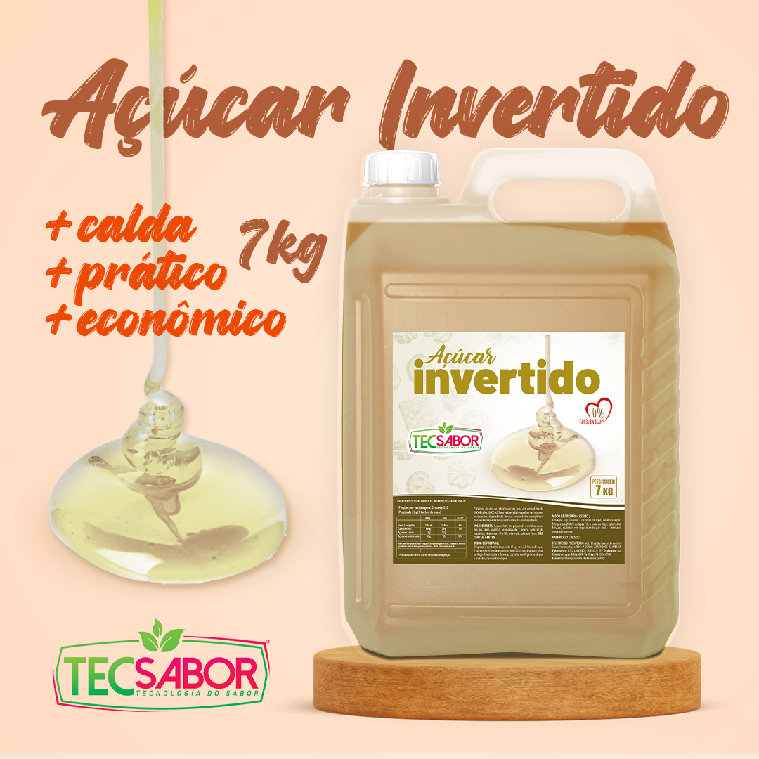 Açúcar Invertido 80° Brix - lojatecsabor