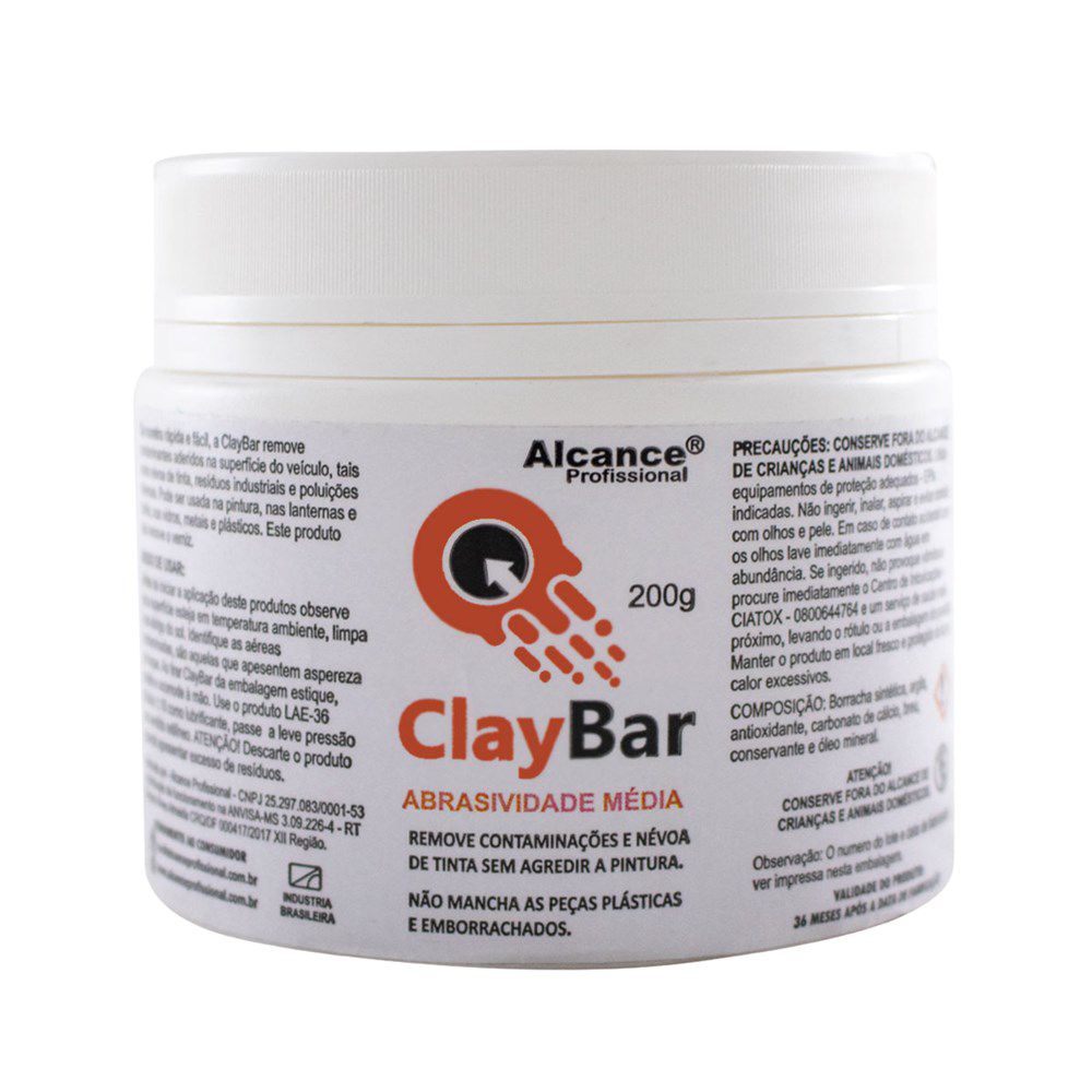 Kit 2 Und Clay Bar Taco Descontaminante De Pintura - Claybar