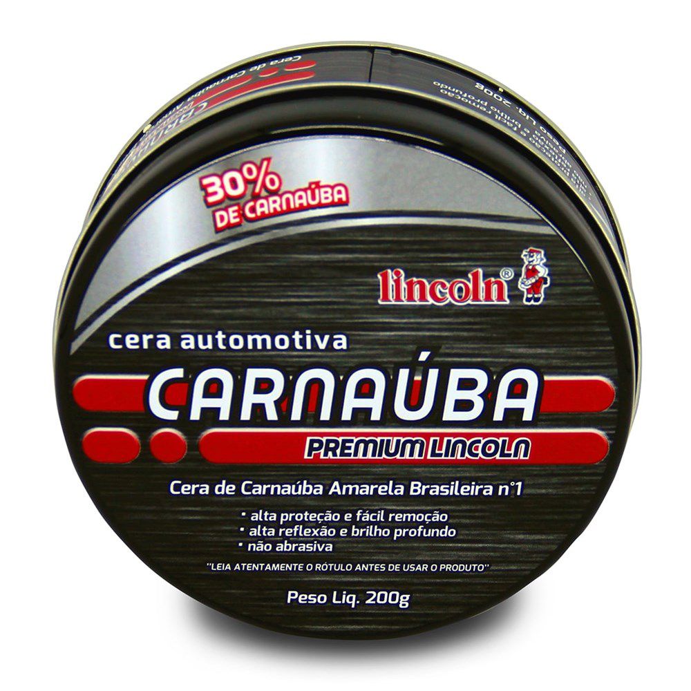 LC1 Cera De Carnaúba Premium 100gr - Lincoln - Produtos e Equipamentos Para  Estética Automotiva