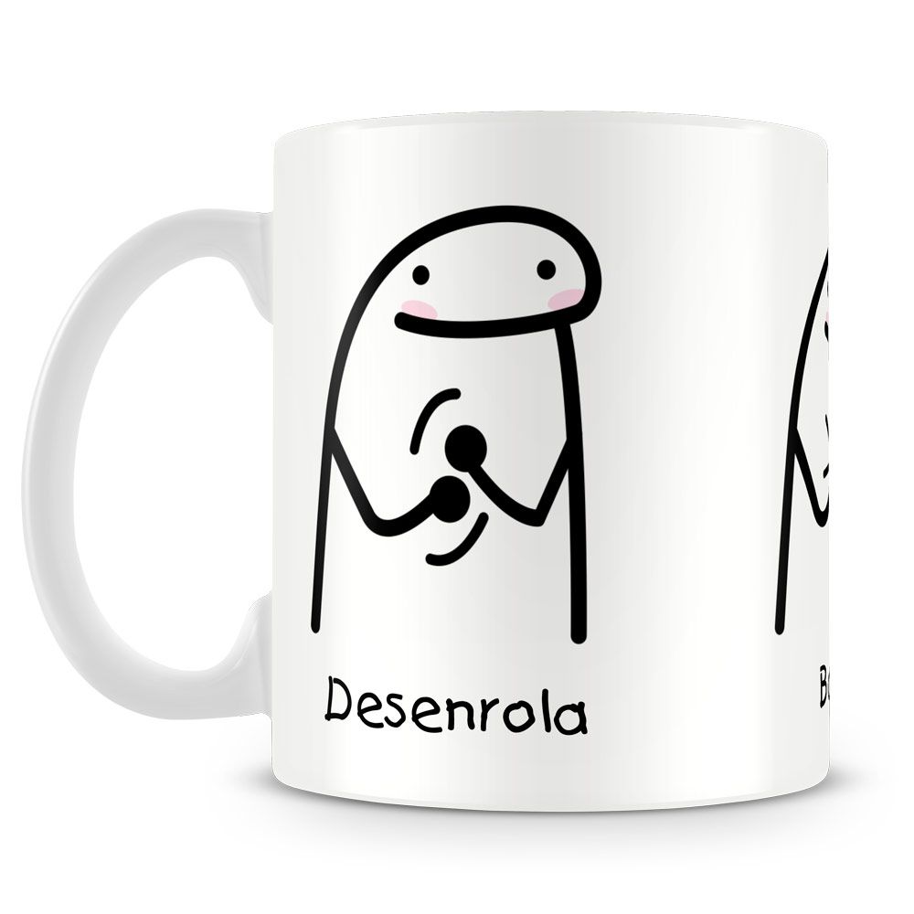 Caneca Florks Meme Se For Pra Jogar Algo Na Minha Cara Que em