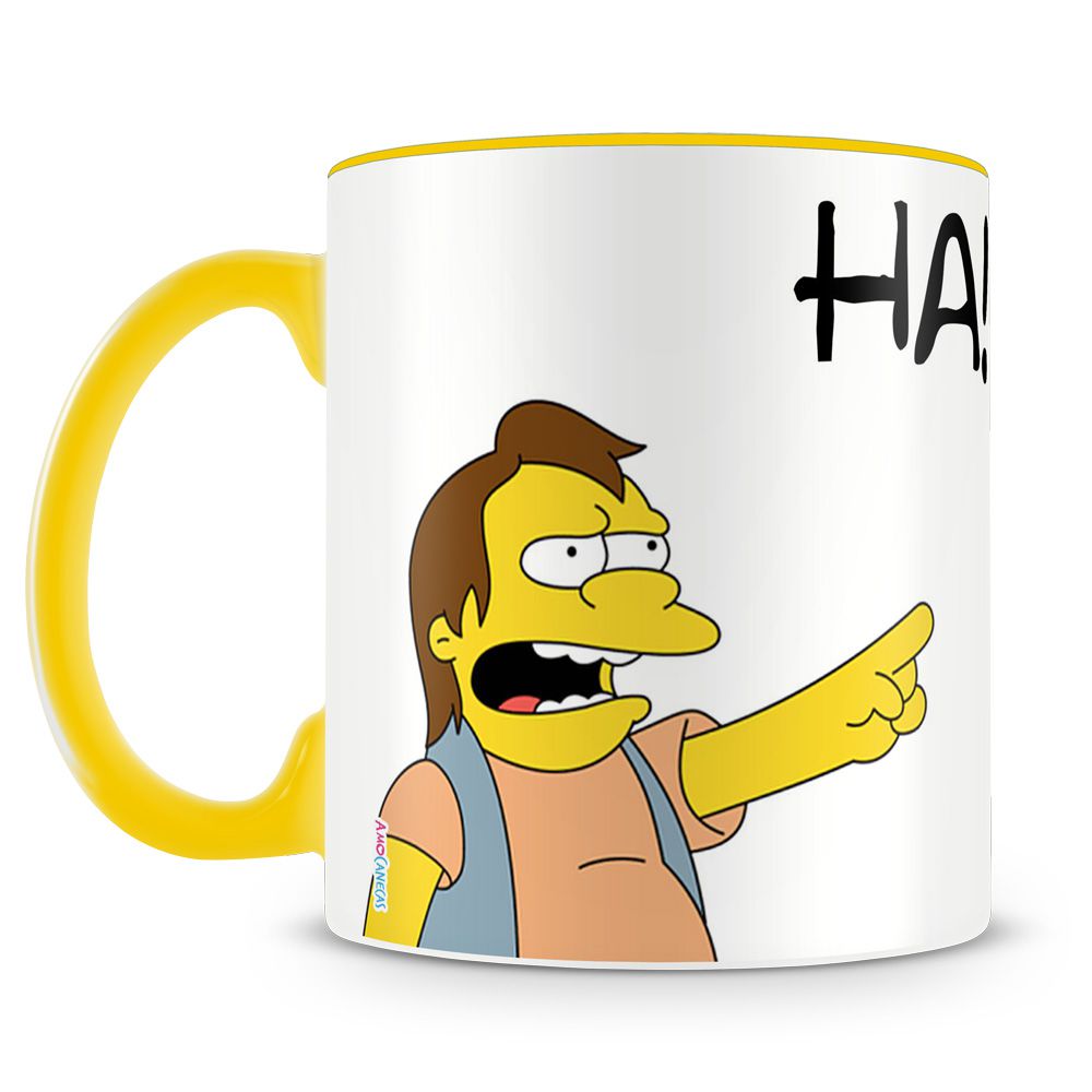 Caneca Personalizada Os Simpsons Nelson - Caneca Personalizada para Todas  as Ocasiões!