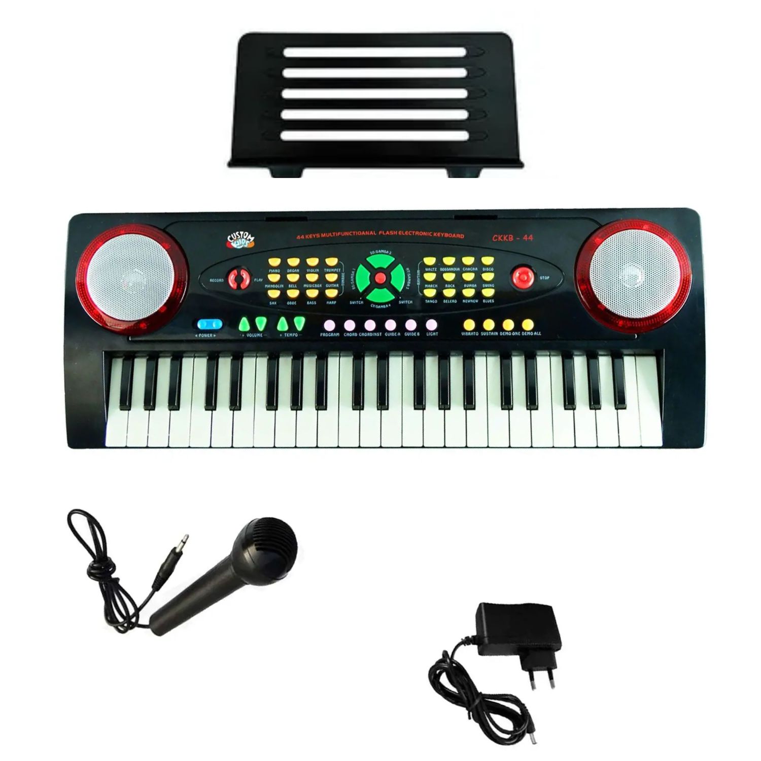 Teclado Infantil Musical Teclas Keys Com Microfone Piano