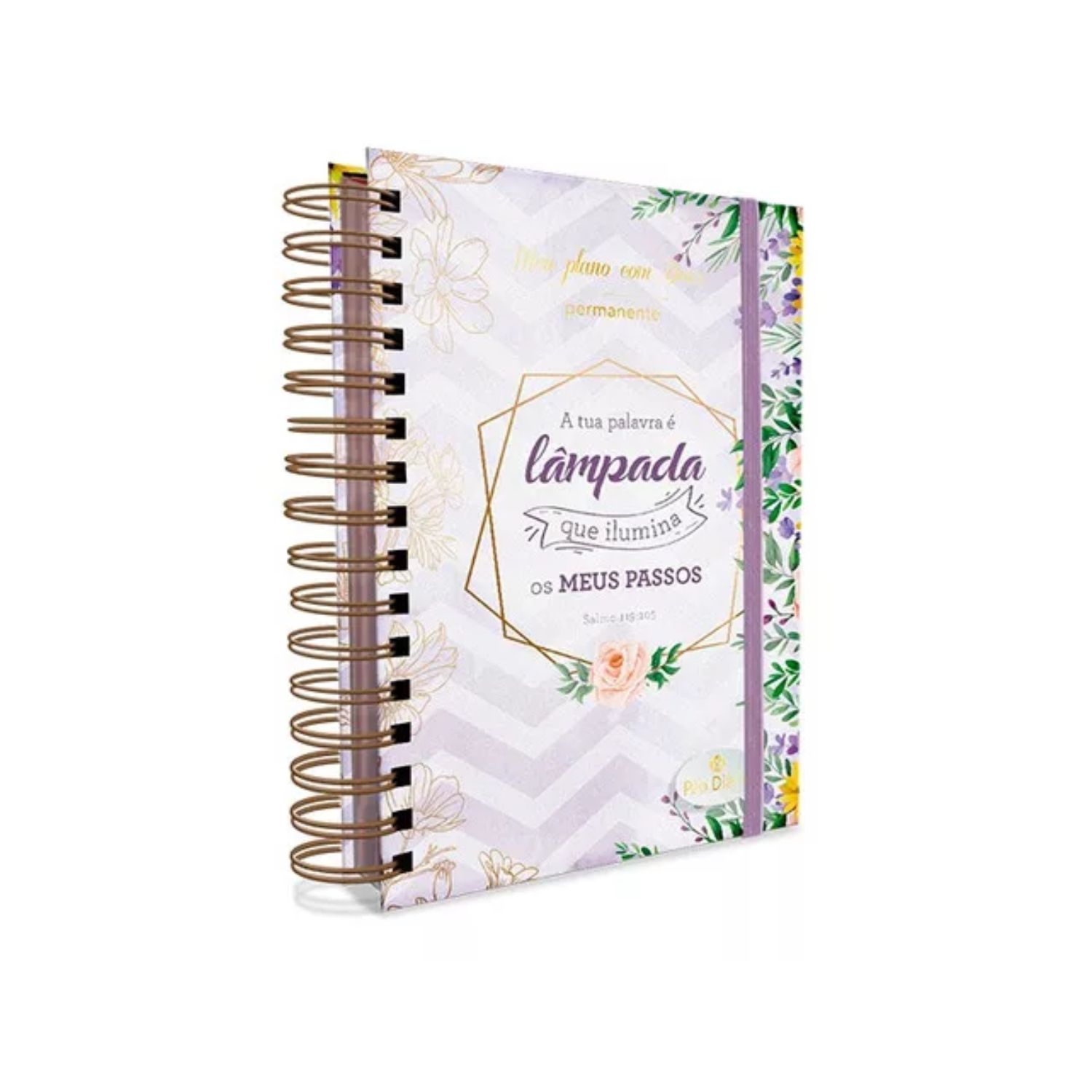 Planner Meu Plano Com Deus Tua Palavra Lâmpada Espiral King Musical