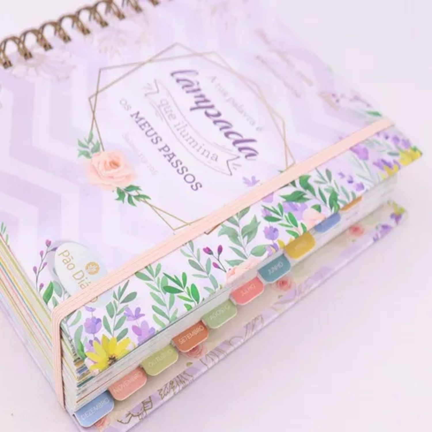 Planner Meu Plano Com Deus Tua Palavra Lâmpada Espiral King Musical