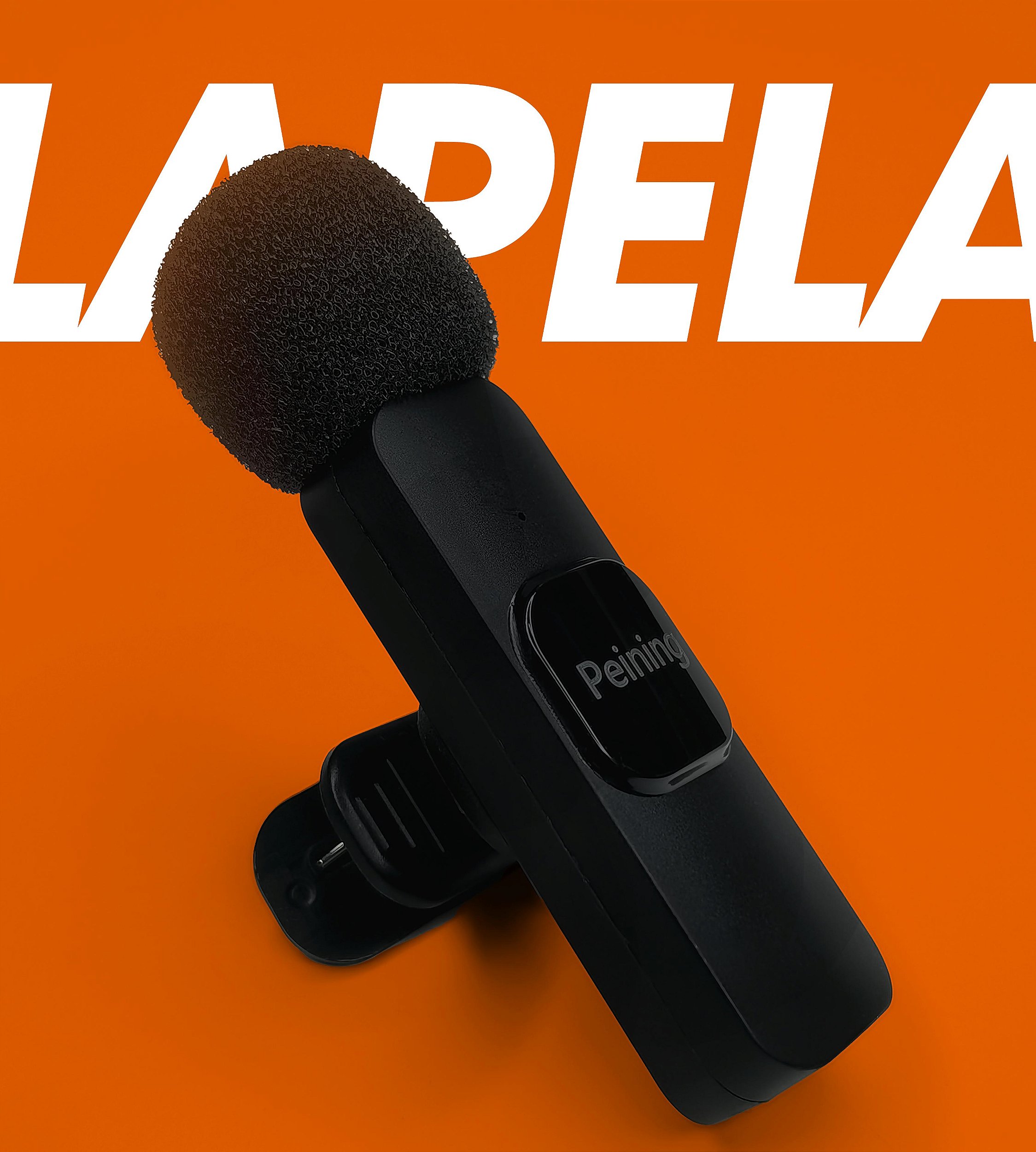 Microfone Moeda Microfone de Lapela Sem Fio Duplo Profissional Andrioid IOS - King ...
