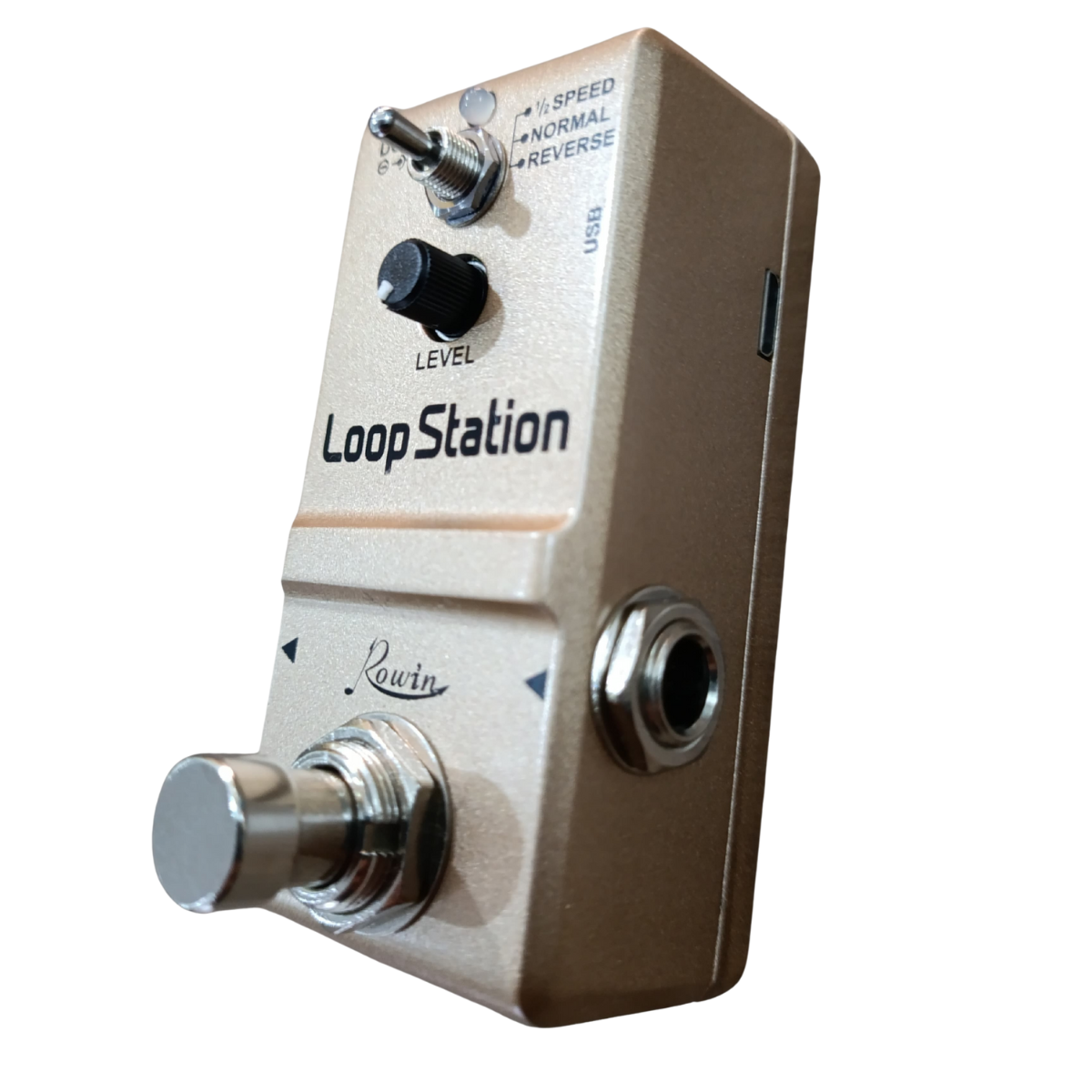 Pedal de Efeito Loop e Reverso Guitarra e Violão Nano Rowin - King ...