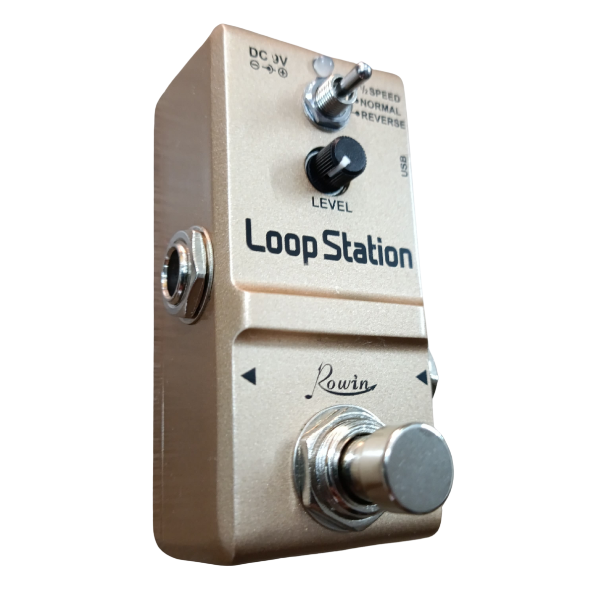 Pedal de Efeito Loop e Reverso Guitarra e Violão Nano Rowin - King ...