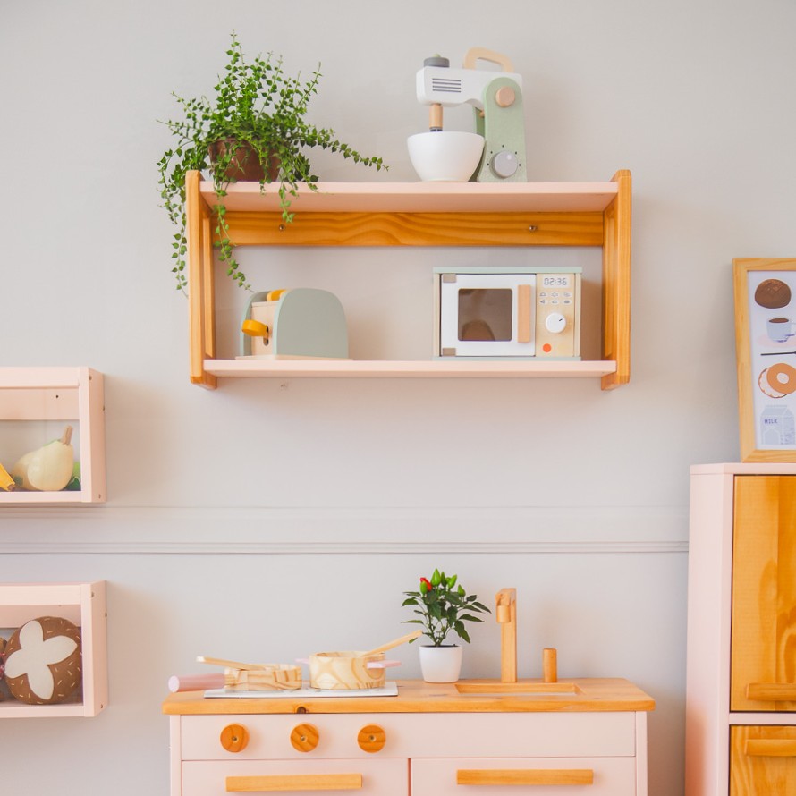 Brinquedo educativo de madeira colorido para crianças