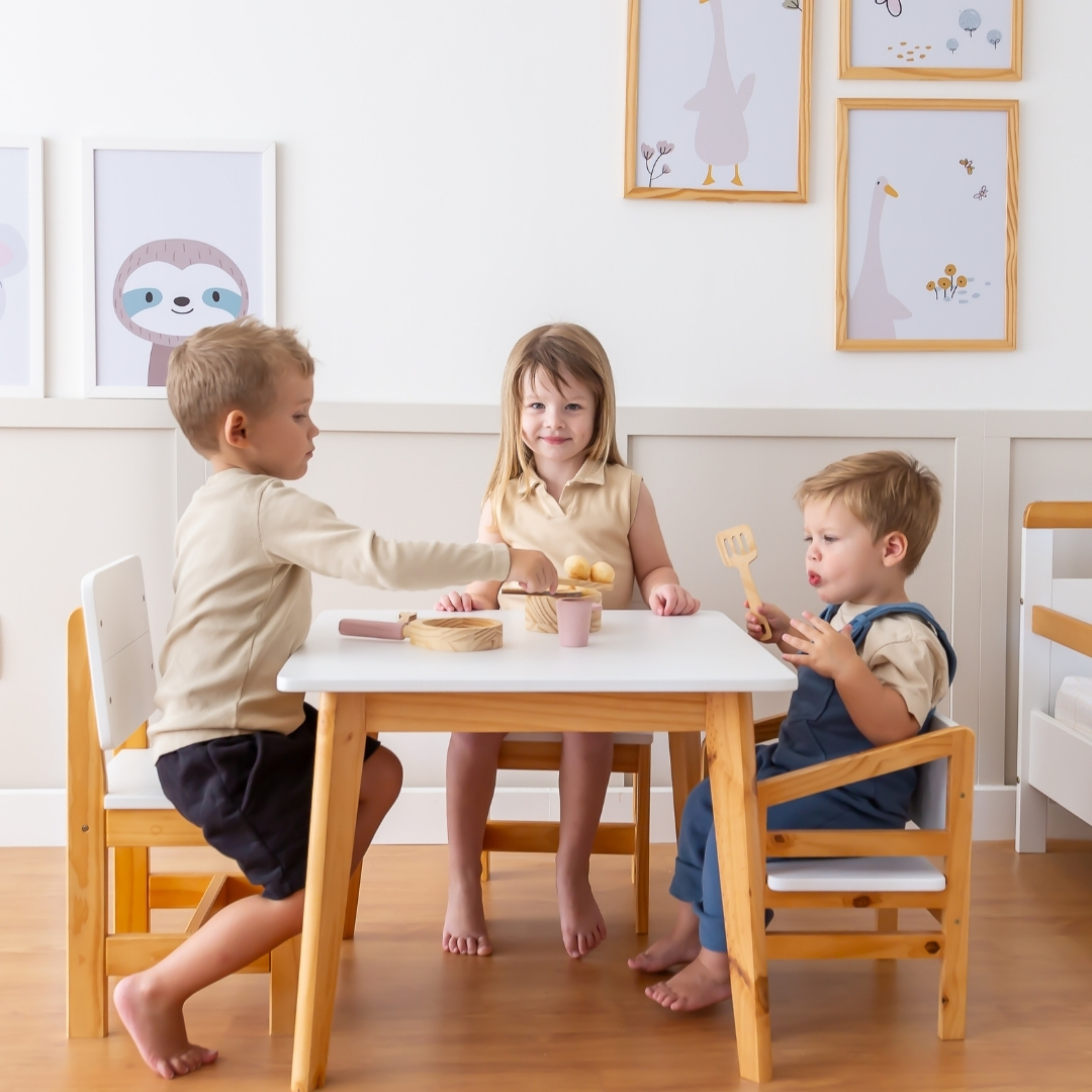 Mesa Infantil Branca Theo