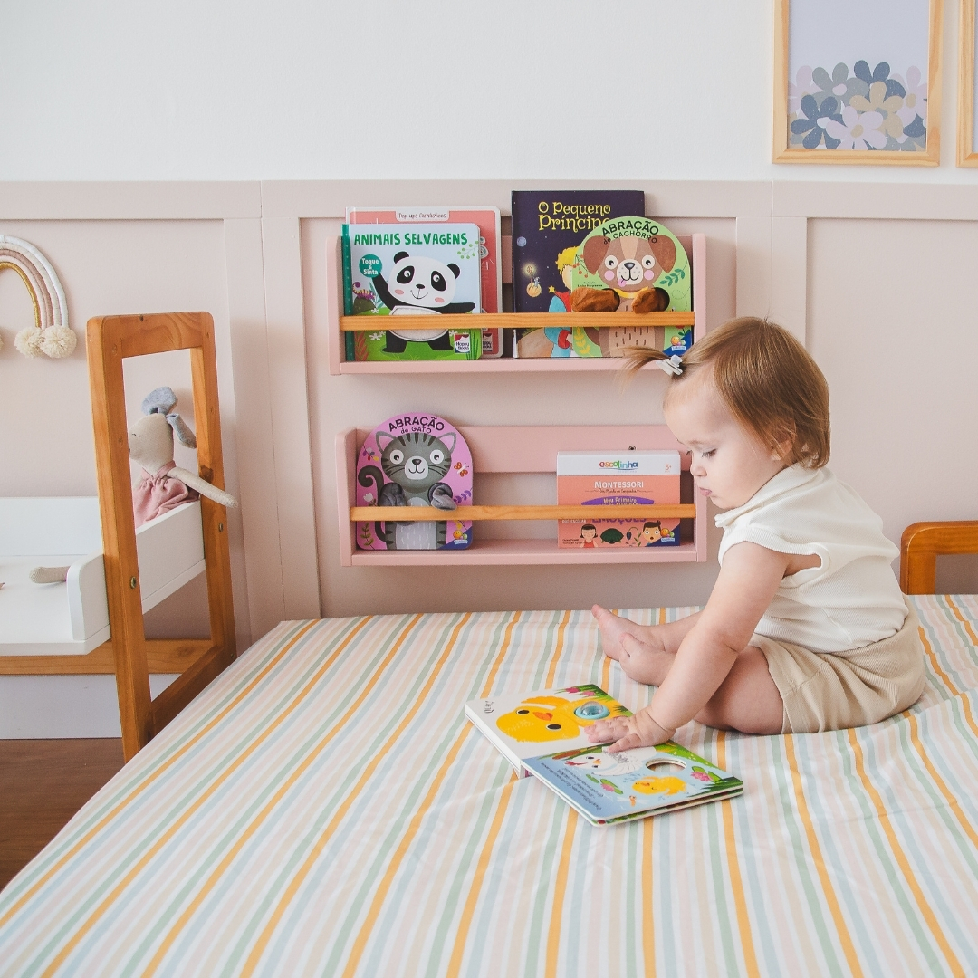 Prateleira de Livros 50cm Theo