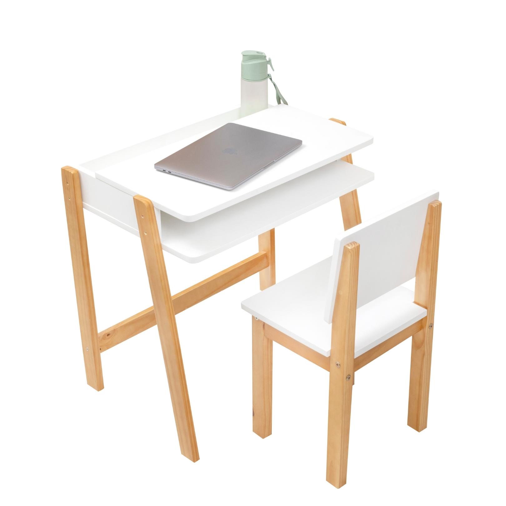 Escrivaninha Infantil Juvenil Branca