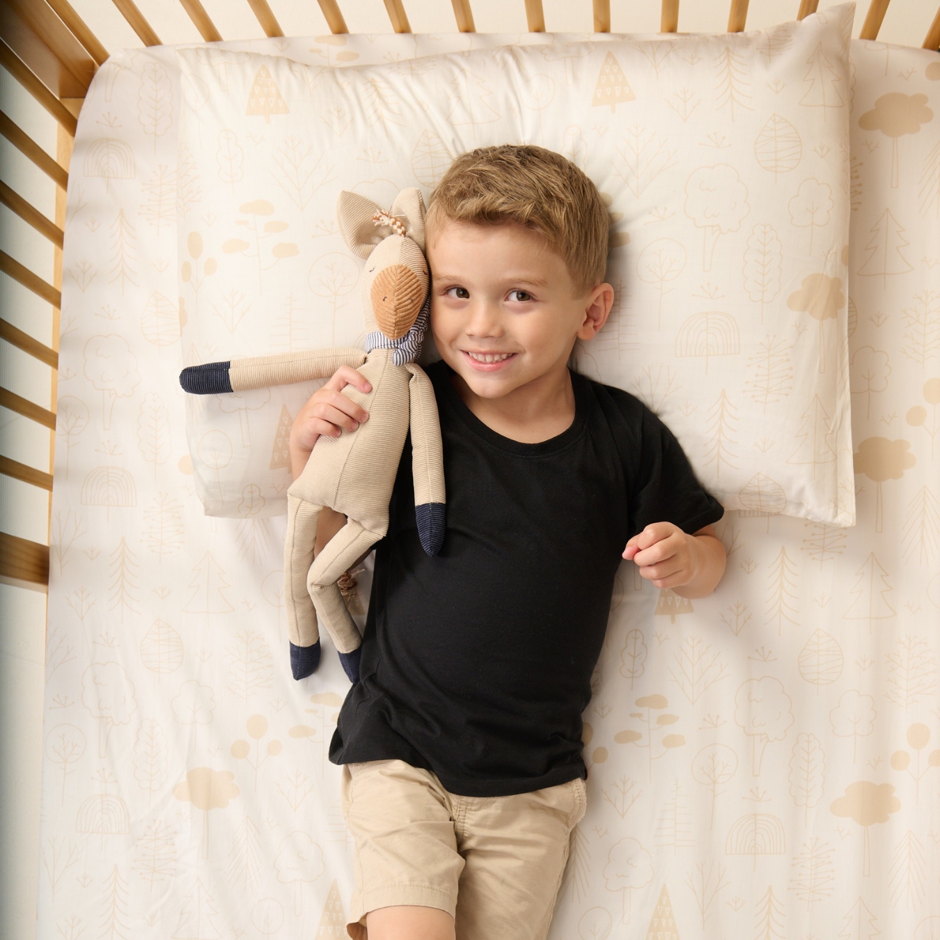 Jogo de Cama Infantil – Árvores Bege