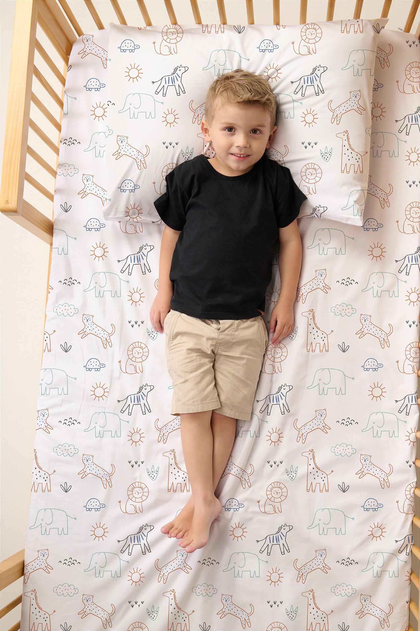 Jogo de Cama Infantil – Safari Minimalista