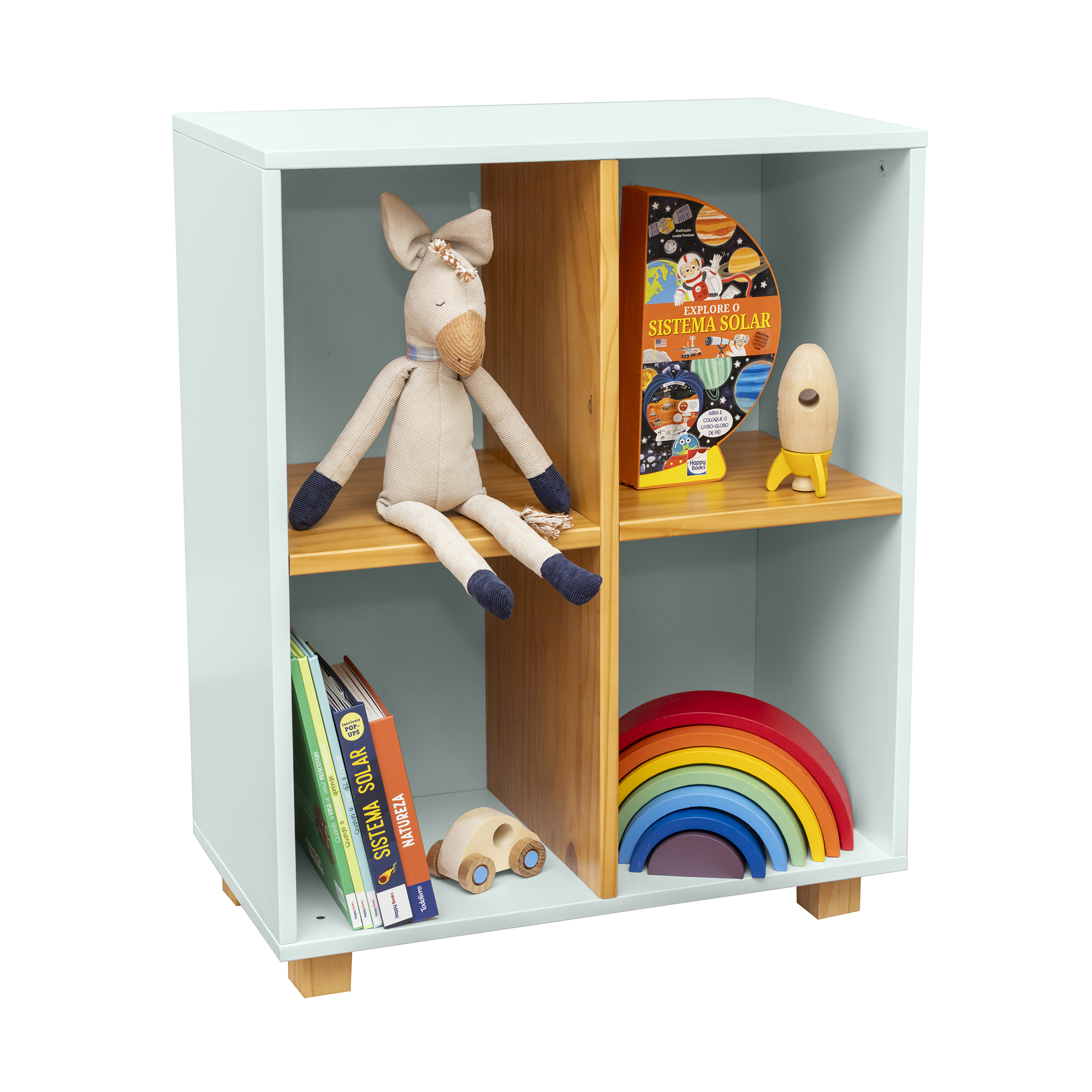 Estante Infantil Nichos Rosa