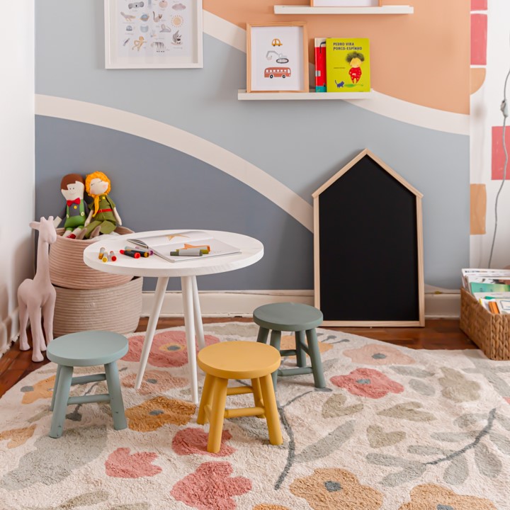 Tapete Infantil Lorena Canals Flores 160cm