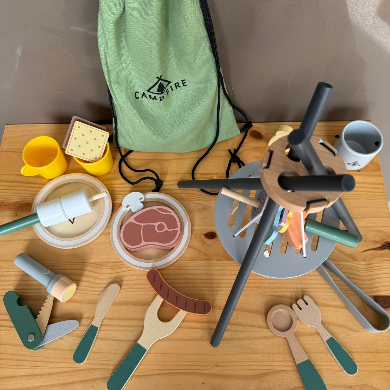 Brinquedo Kit Acampamento - Cola e Decora - Decoração Infantil