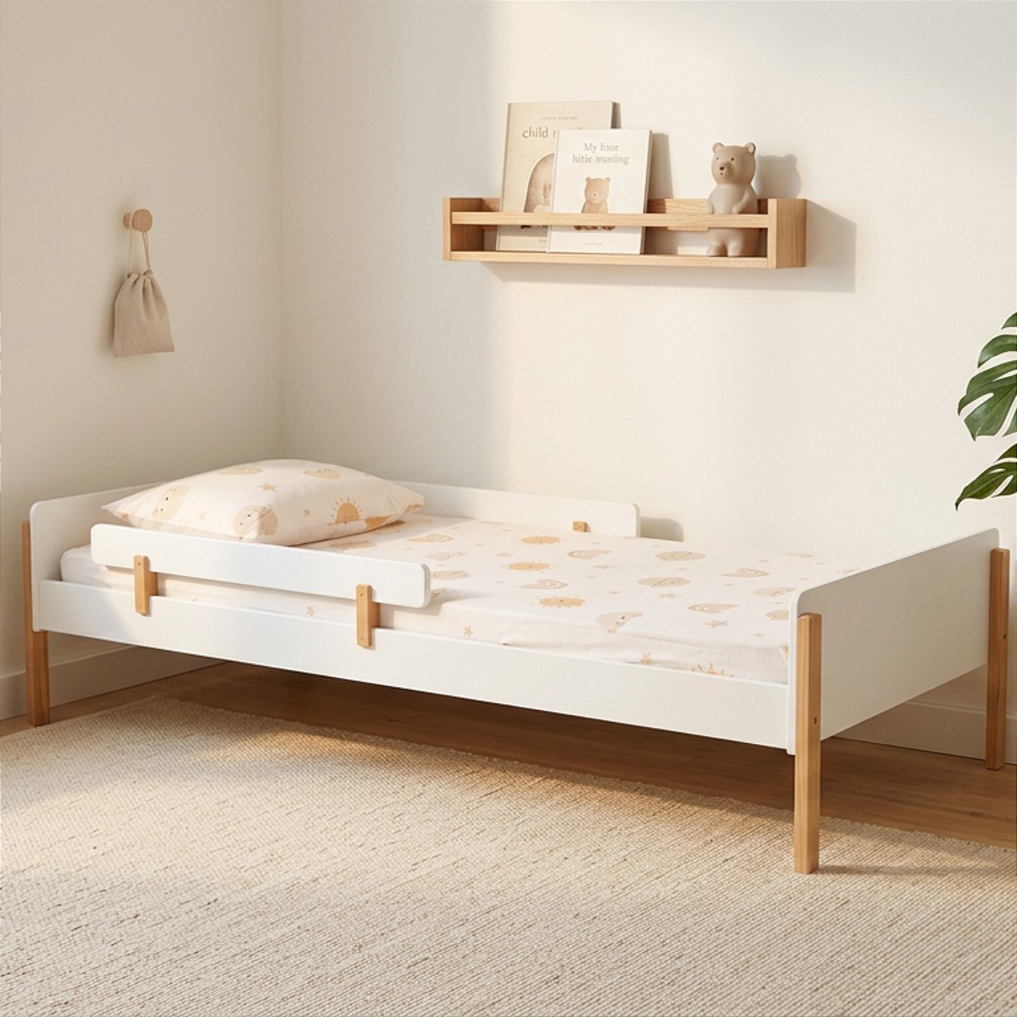 Cama Montessoriana Evolutiva Branca Nina