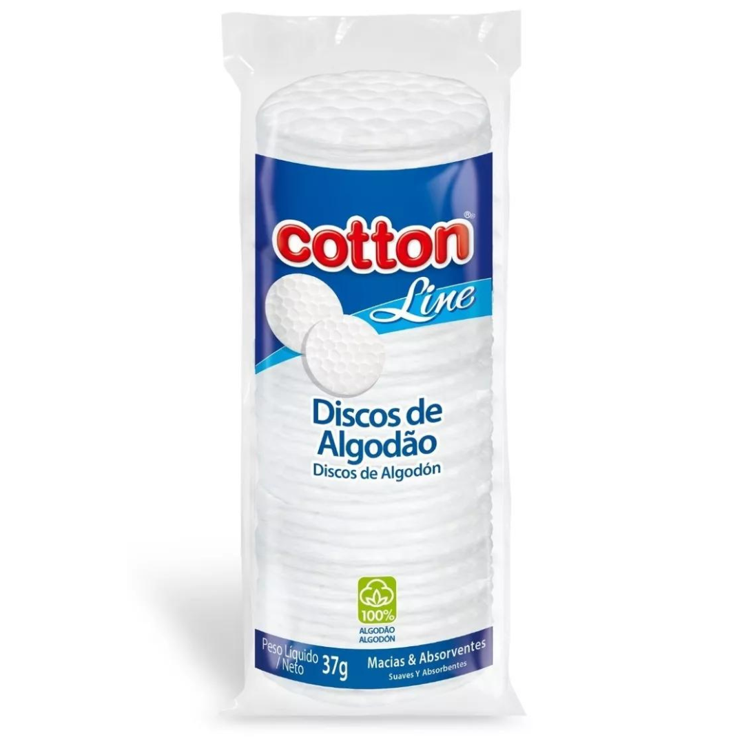 Discos De Algodão Cotton Line Dia A Dia 37g - ALONG NAILS STORE