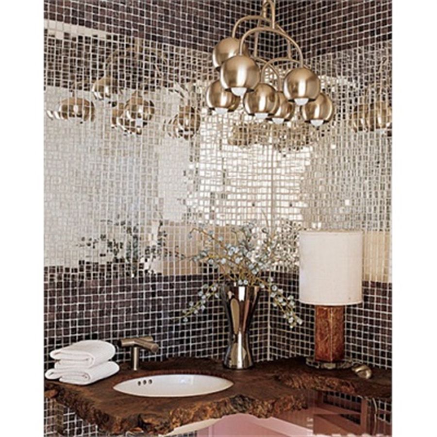 PASTILHA DE VIDRO CRISTAL GLASS ESPELHO CG42 2,3X2,3CM - Pastilhart ...