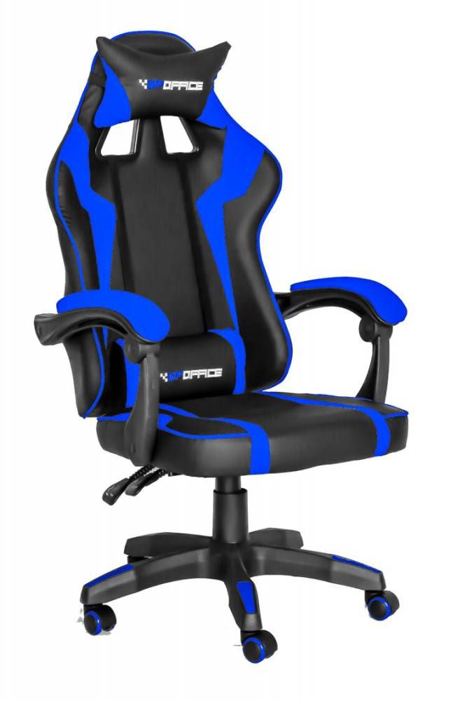 Cadeira Gamer Gp Office Reclinável Azul e Preto - Casa e Cadeira - Casa &  Cadeira - Todo o Site em até 12x s/Juros