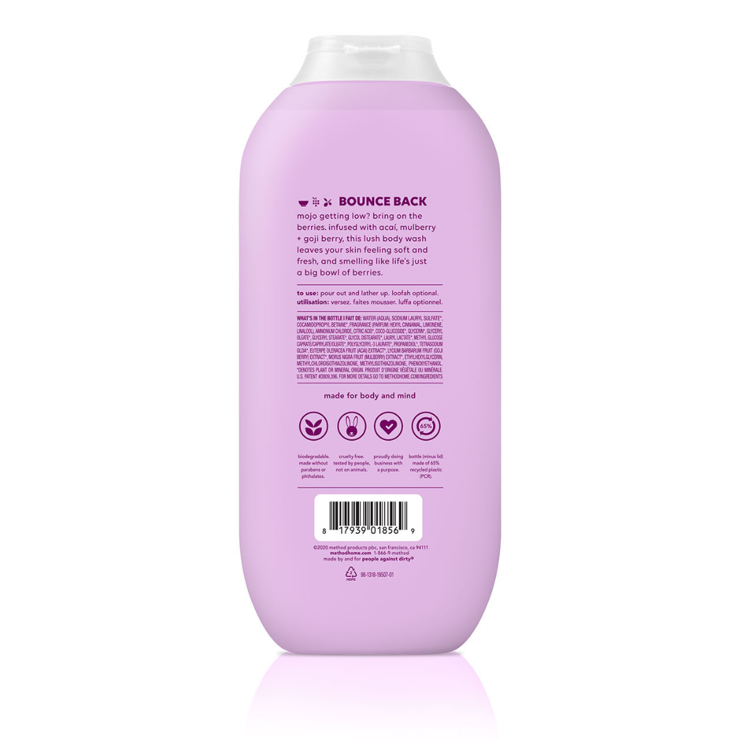 Líquido Method Berry Balance Body Wash 532ml Imports MDM